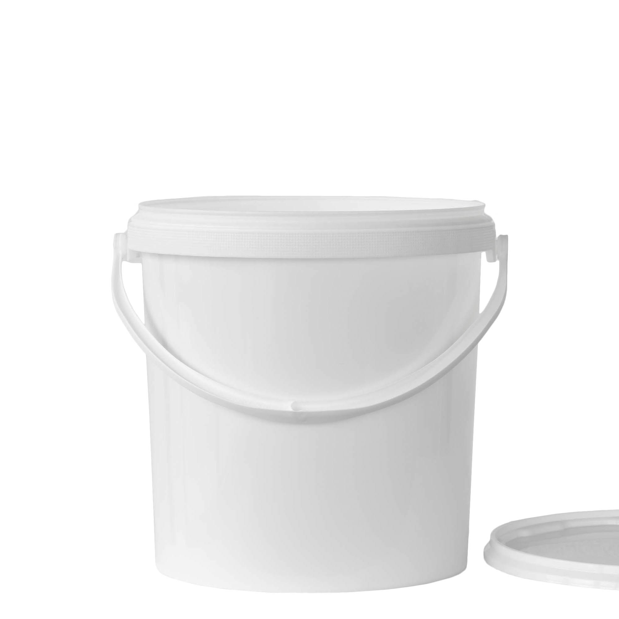 10 l kbelík, PP plast, bílý