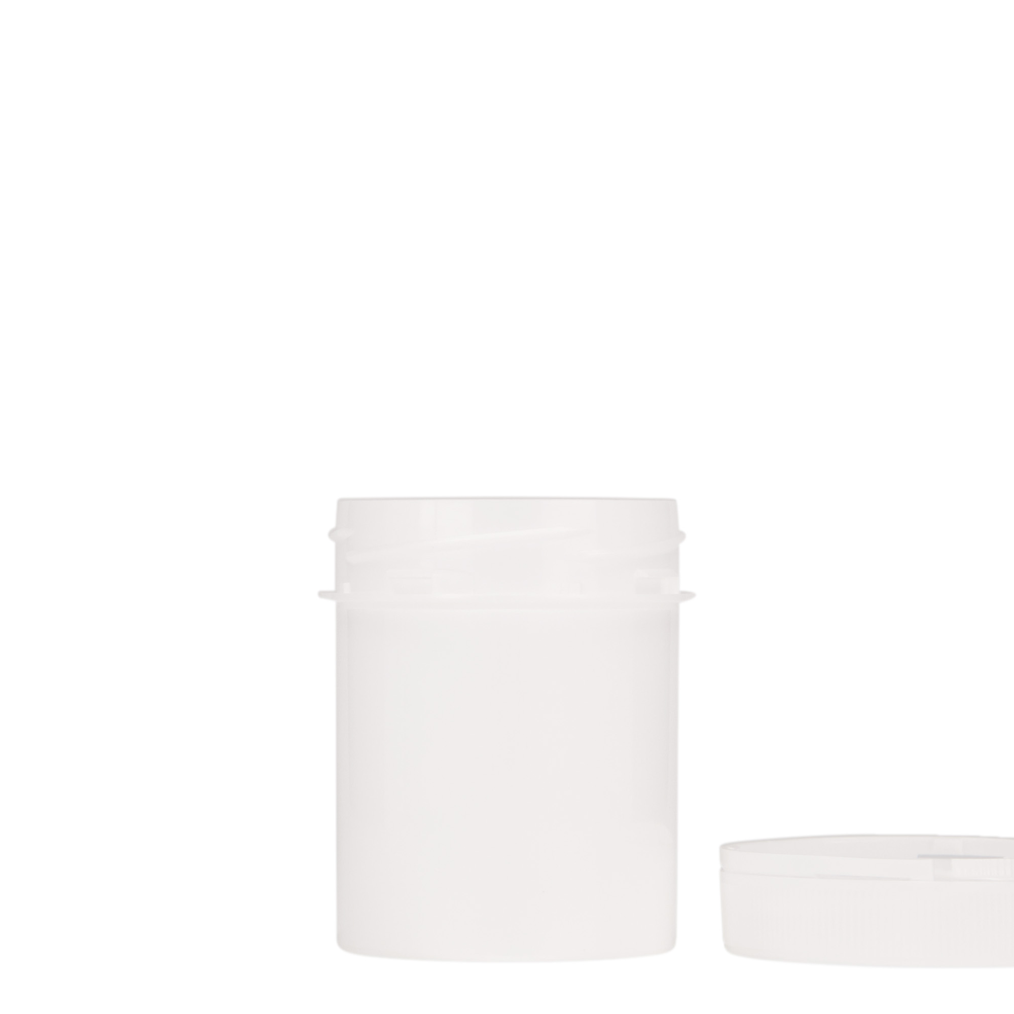 150 ml plastová dóza 'Securilock', PP, bílá, hrdlo: šroubovací uzávěr