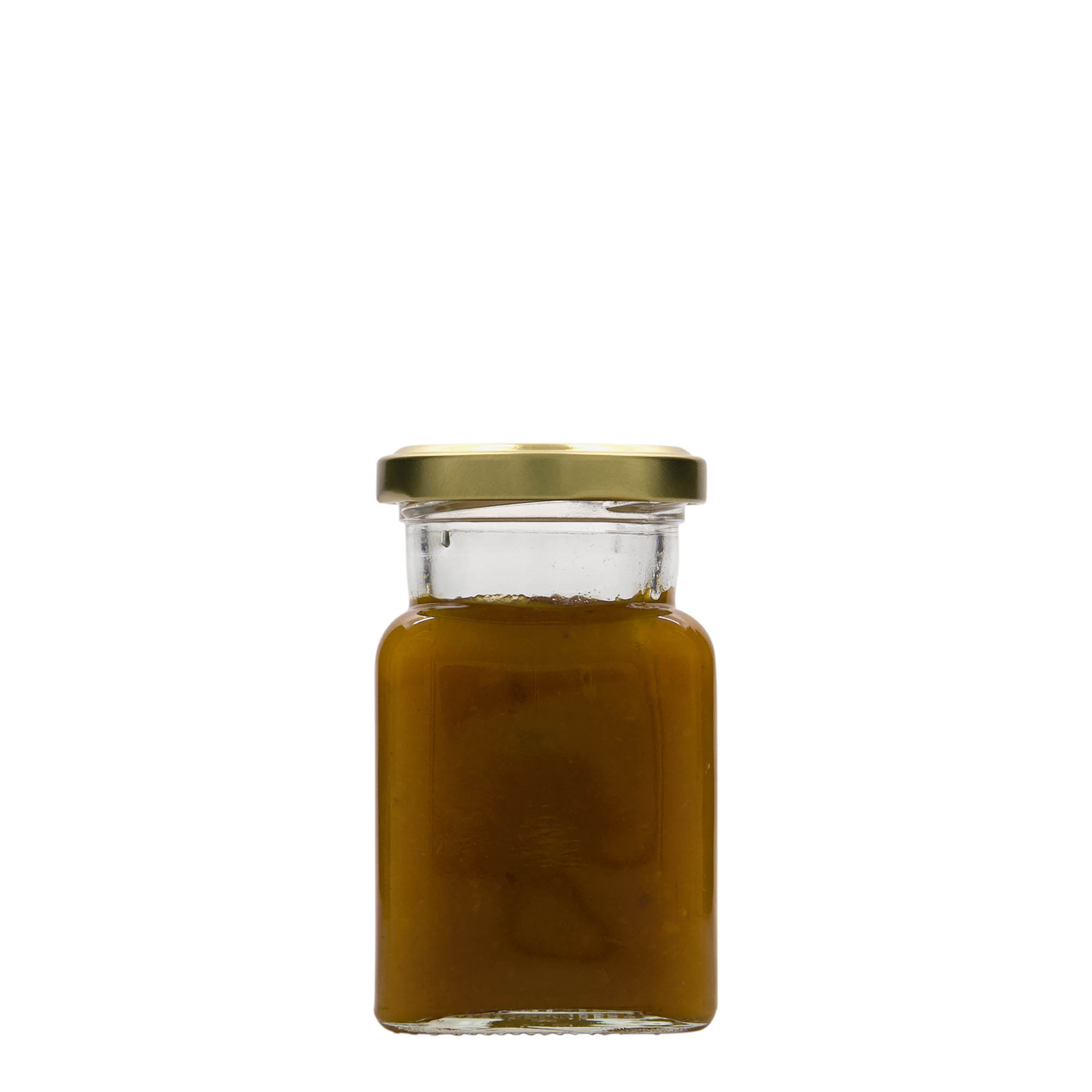 150 ml čtvercová sklenice, hrdlo: Twist-off (TO 53)