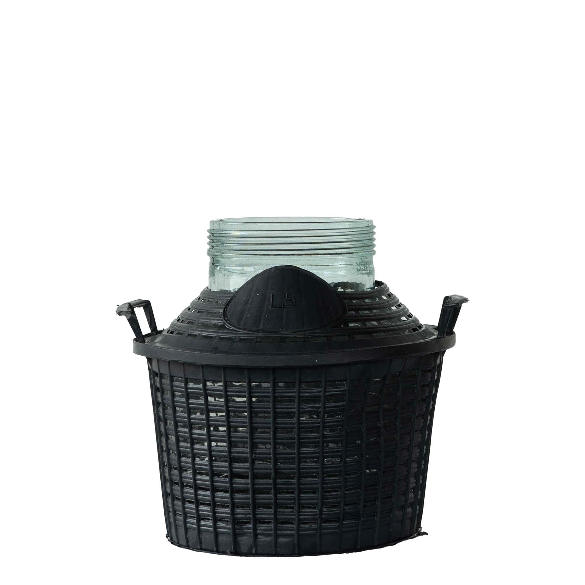 5 l balónová láhev široký hrdlo, sklo, hrdlo: šroubovací uzávěr