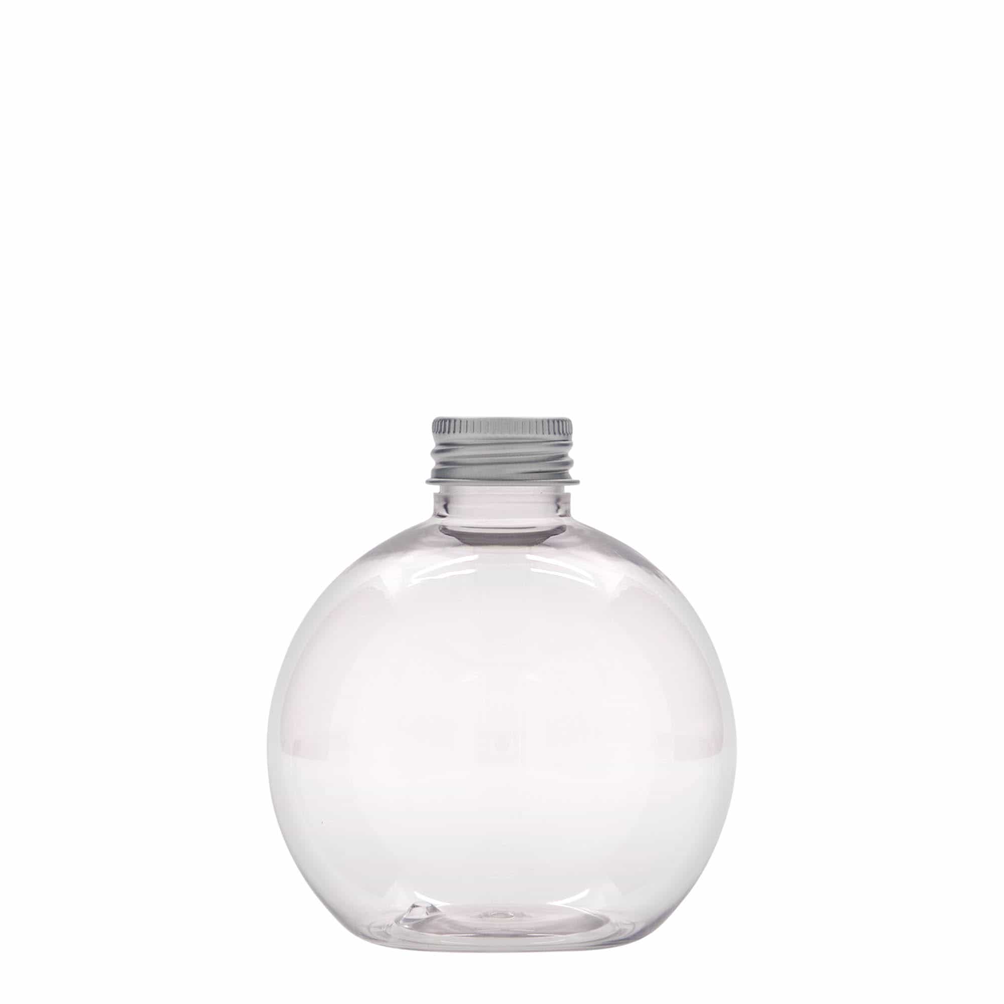 PET lahev 250 ml 'Perry', kulatá, plastová, ústí: GPI 24/410 PET lahev 250 ml 'Perry', kulatá, plastová, ústí: GPI 24/410