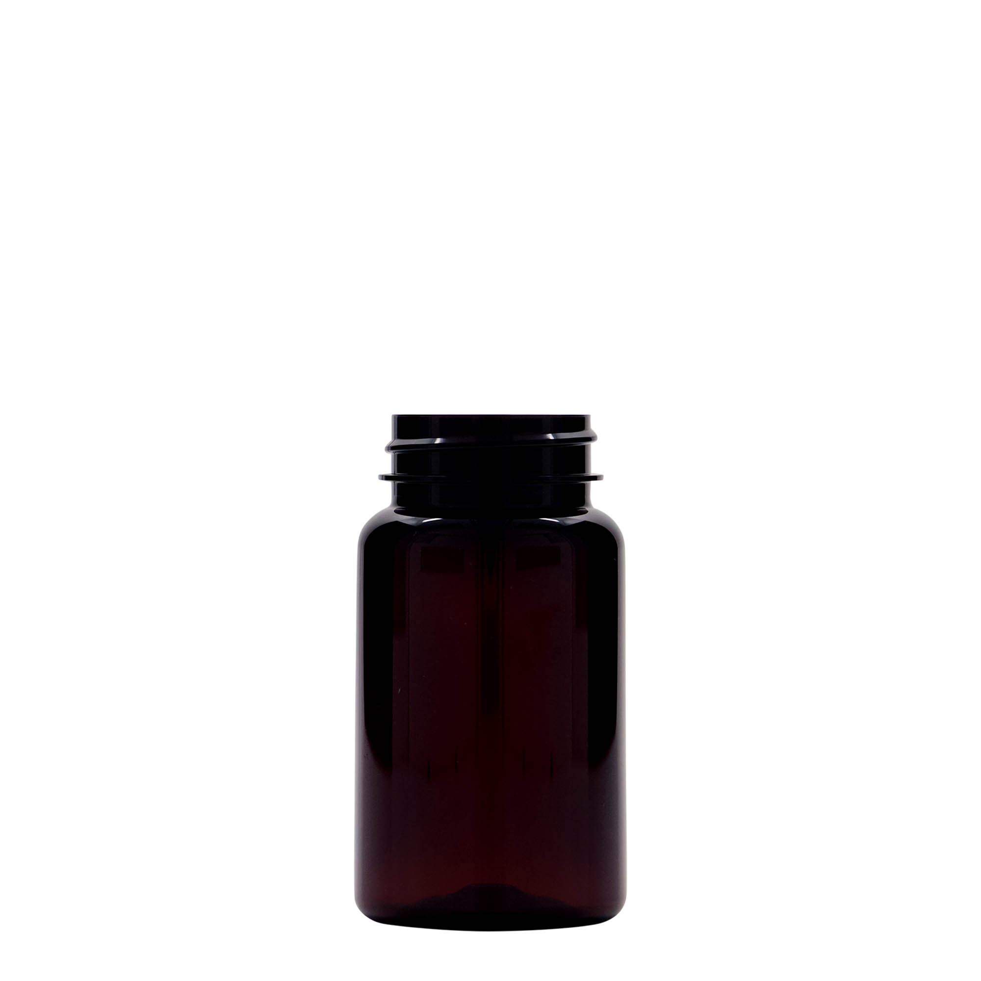 100 ml PET lahvička, plast, hnědá, hrdlo: 38/400 100 ml PET lahvička, plast, hnědá, hrdlo: 38/400