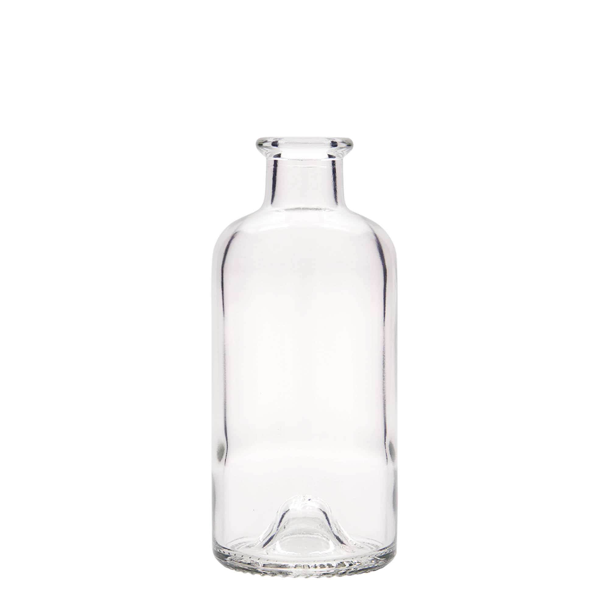 Skleněná lahev 200 ml lékárenská, uzávěr: korek Skleněná lahev 200 ml lékárenská, uzávěr: korek