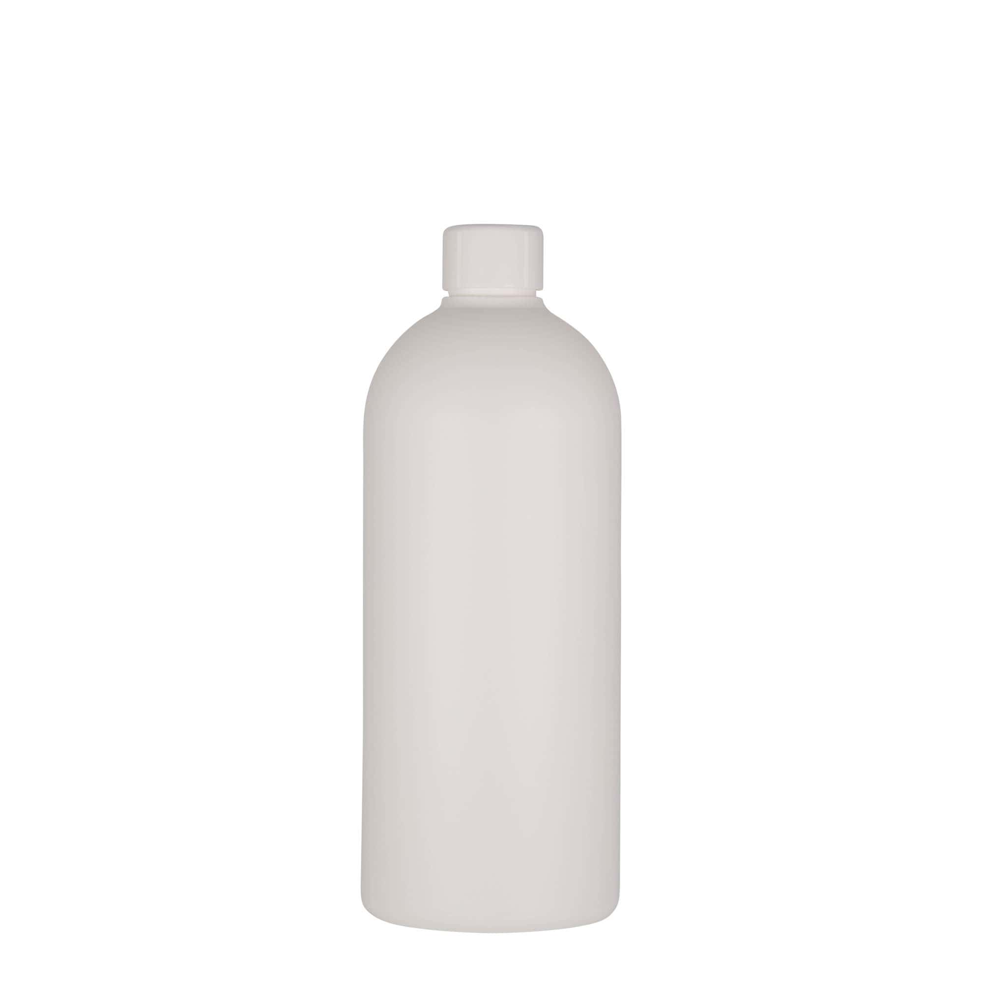 500 ml plastová láhev „Tuffy“, HDPE, bílá, hrdlo: 24/410
