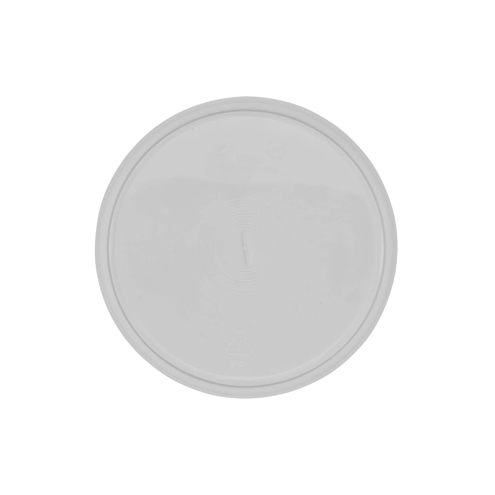 Víko na kyblík 1,8 l, plast PP, bílý