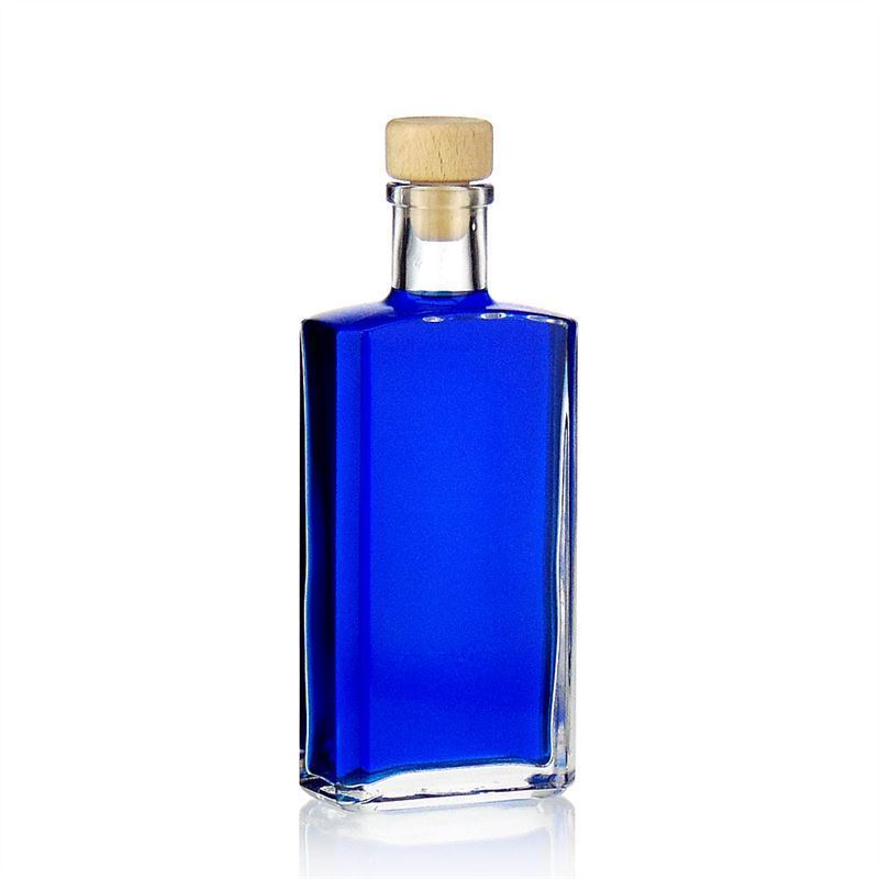 200 ml skleněná láhev 'Shiny', obdélníková, hrdlo: korek 200 ml skleněná láhev 'Shiny', obdélníková, hrdlo: korek