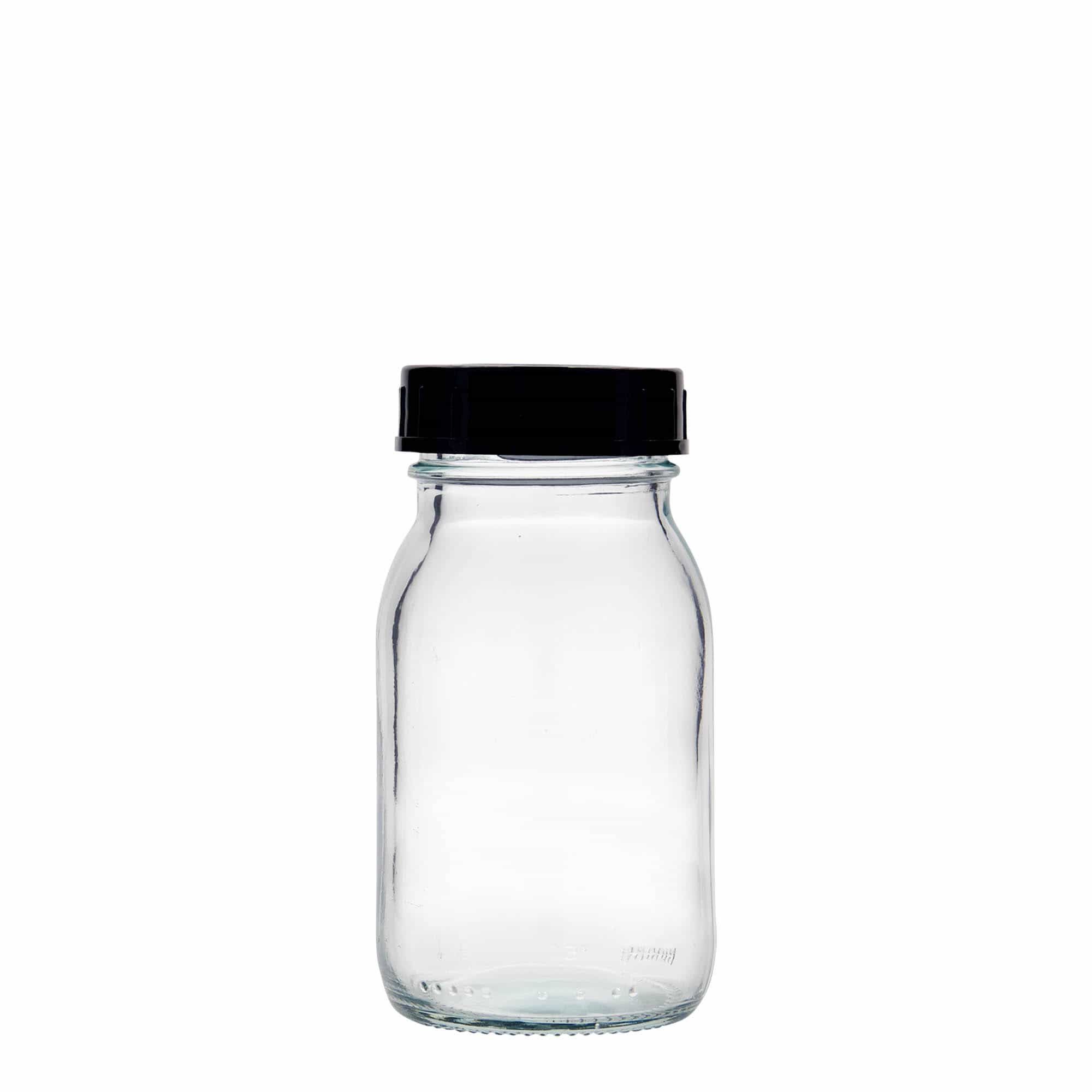 Sklenice s širokým hrdlem 150 ml, uzávěr: DIN 45
