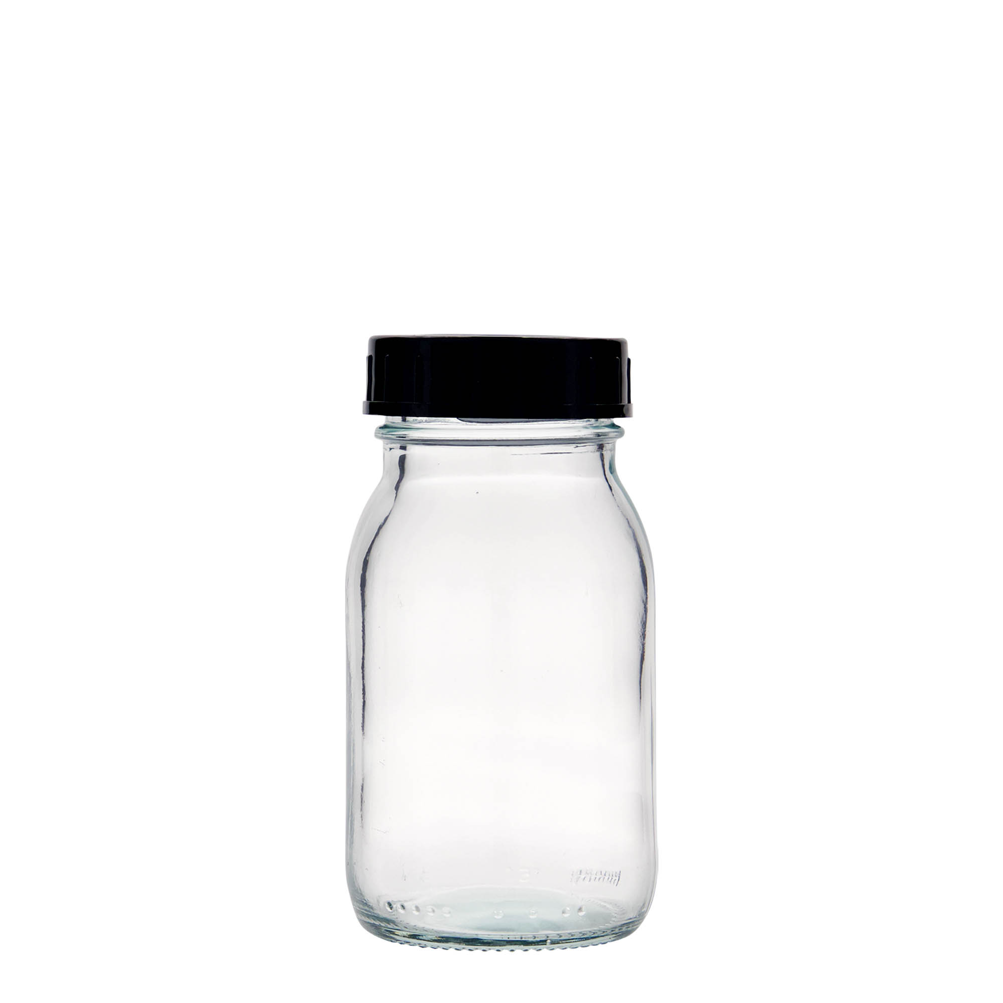 150 ml širokohrdlá sklenice, hrdlo: DIN 45