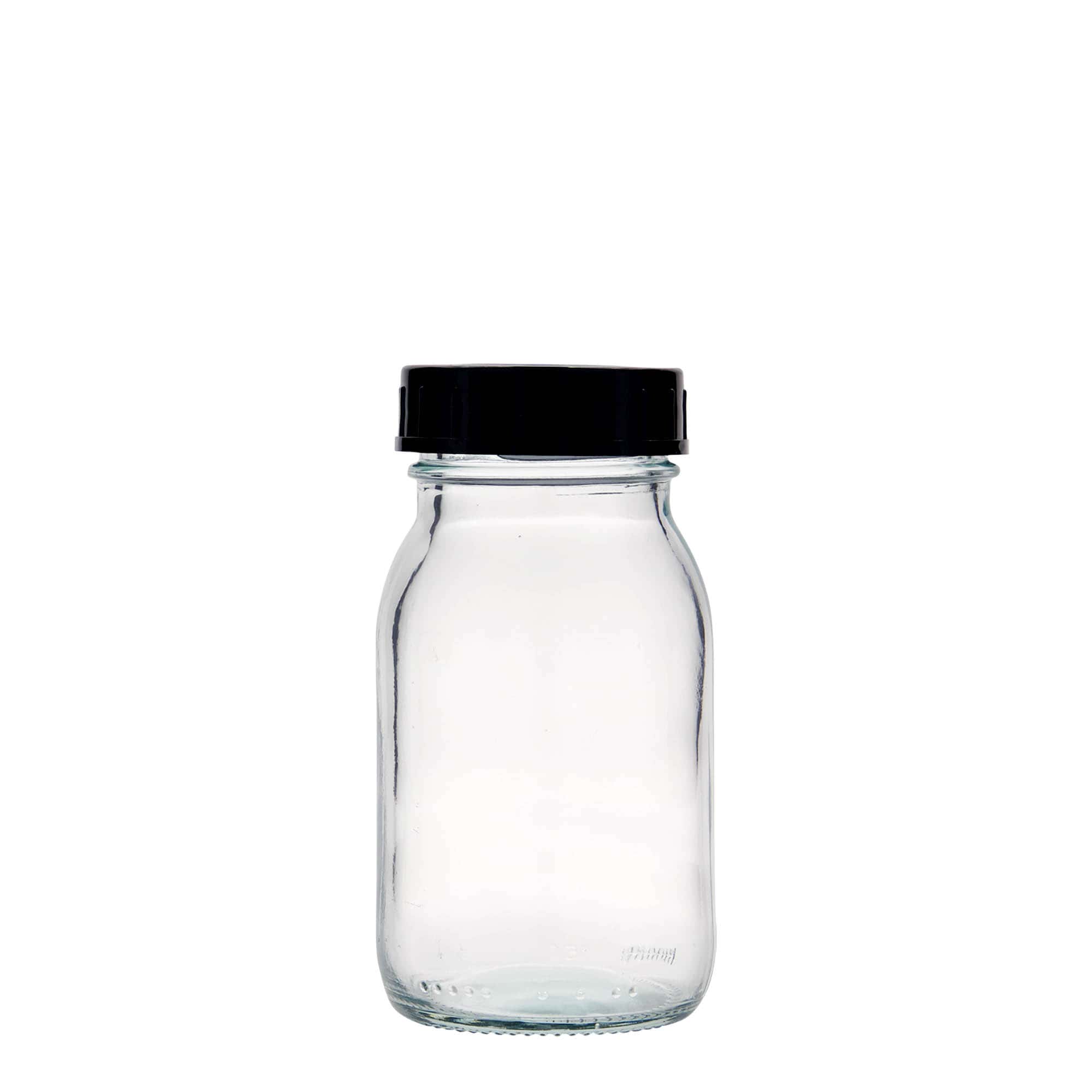 150 ml širokohrdlá sklenice, hrdlo: DIN 45