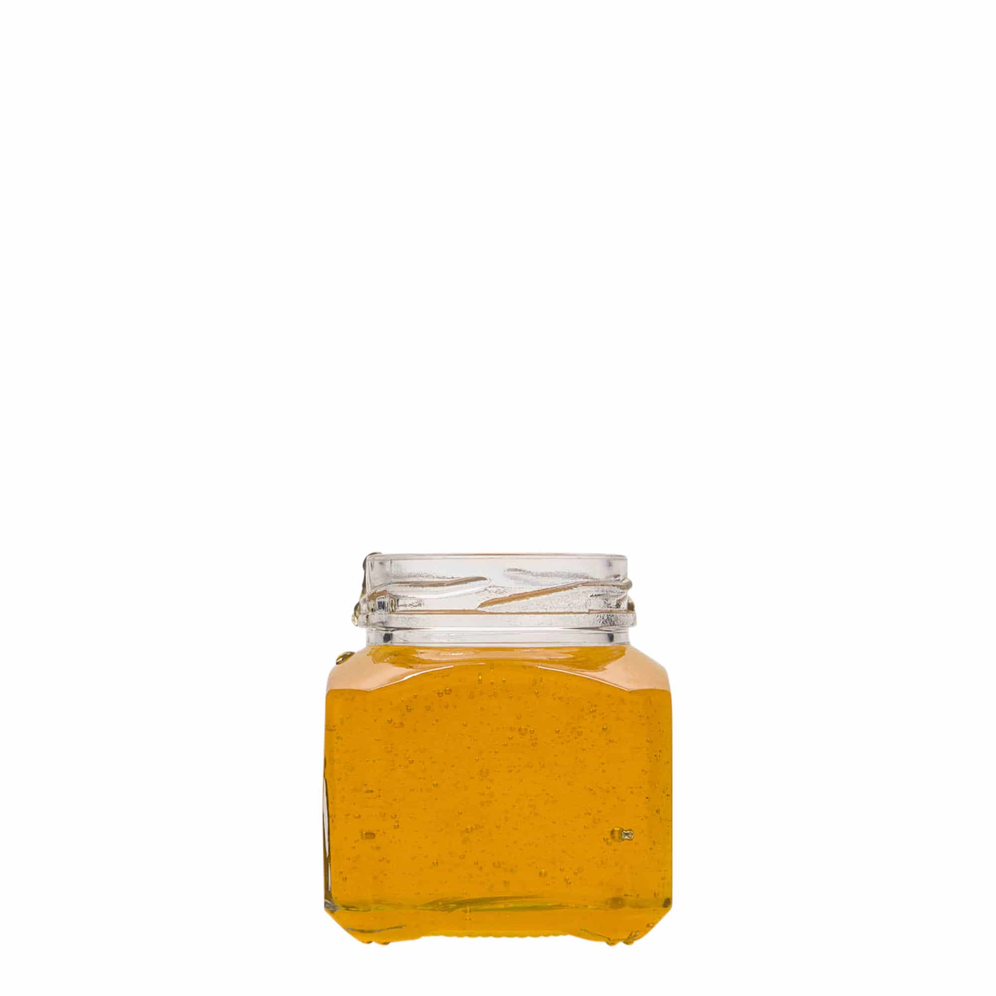 Čtyřúhelníková sklenice 106 ml 'Milán', uzávěr: Twist Off (TO 48)