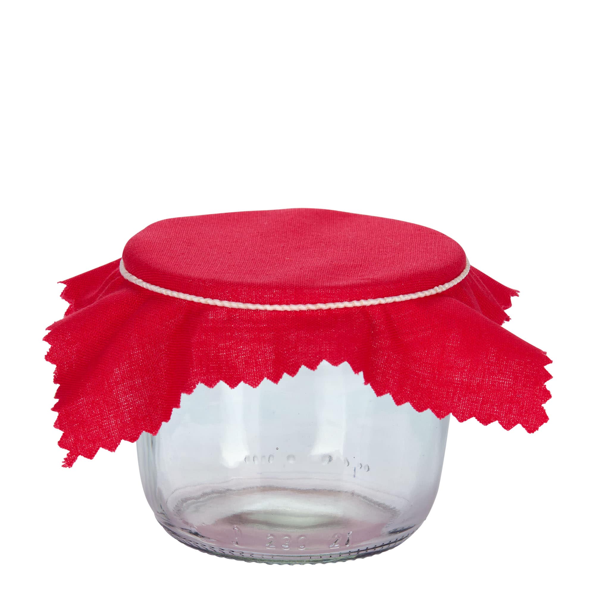 Látkový ubrousek 12x12, čtvercový, textilní, červený, hrdlo: TO38-TO53 Látkový ubrousek 12x12, čtvercový, textilní, červený, hrdlo: TO38-TO53