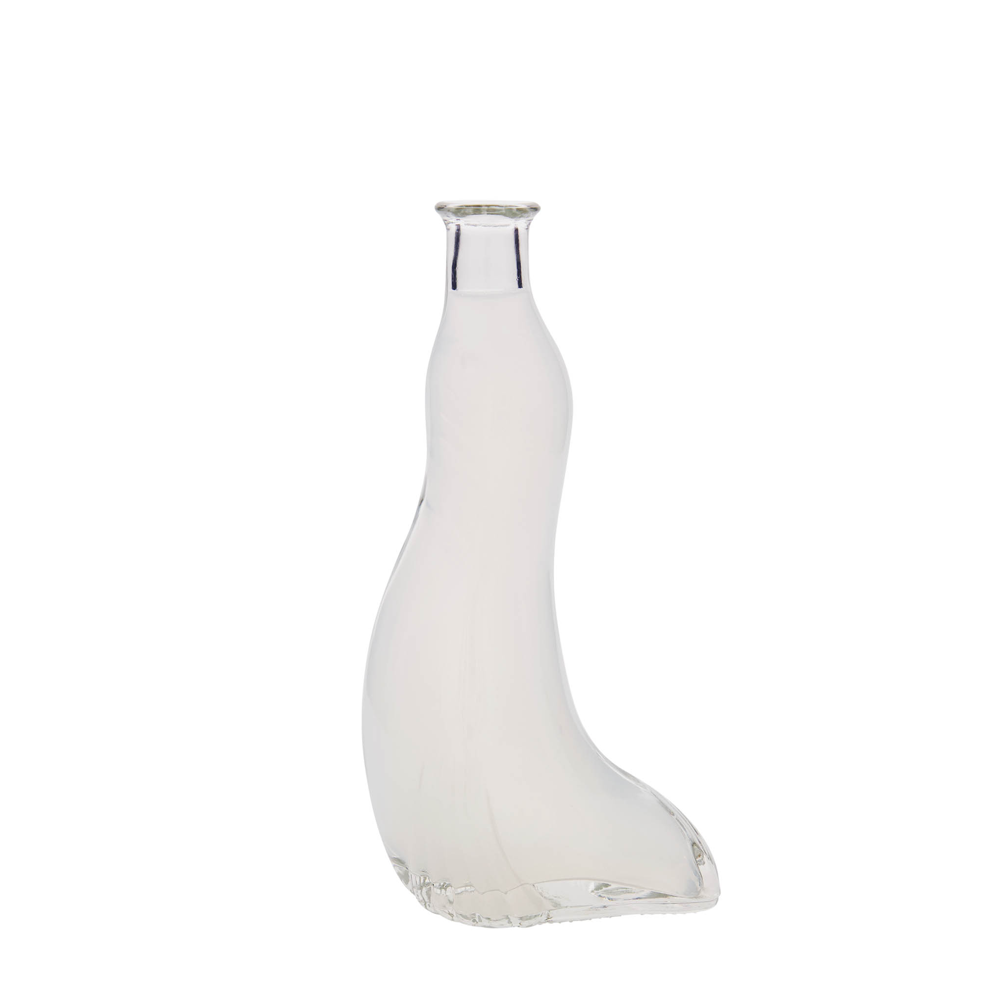 200 ml skleněná láhev „Tuleň“, hrdlo: korek