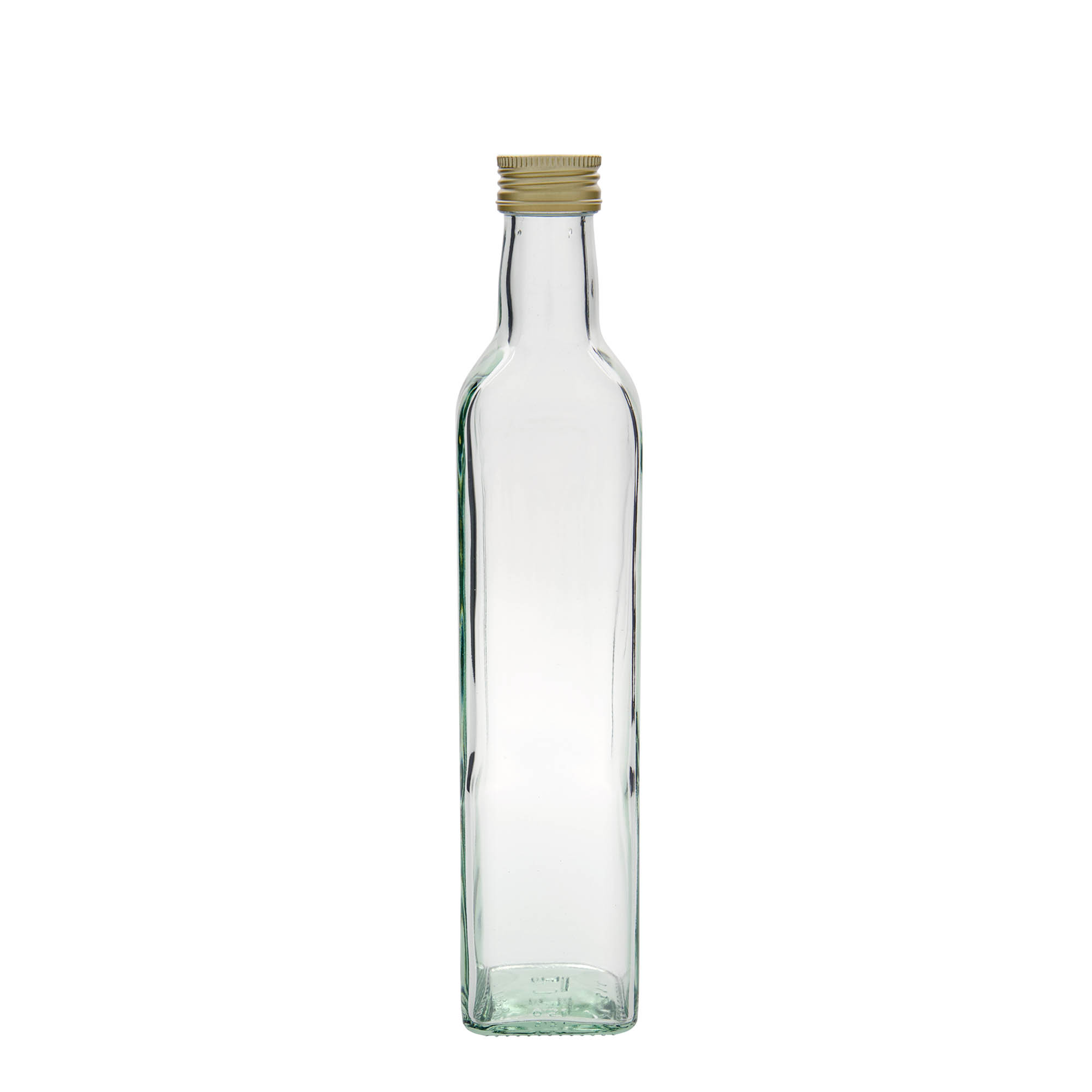 500 ml skleněná láhev „Marasca“, čtvercová, hrdlo: PP 31,5