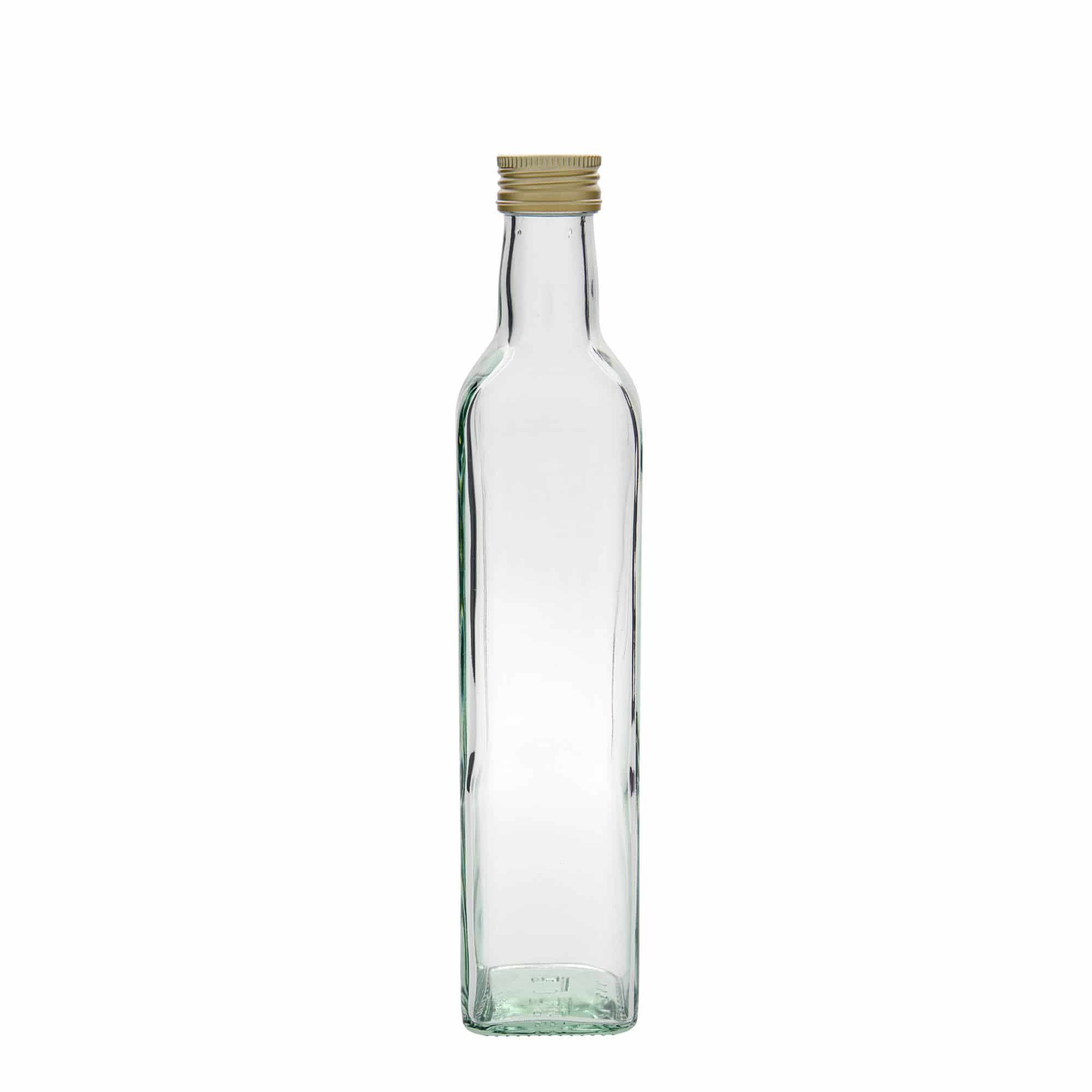 500 ml skleněná láhev „Marasca“, čtvercová, hrdlo: PP 31,5