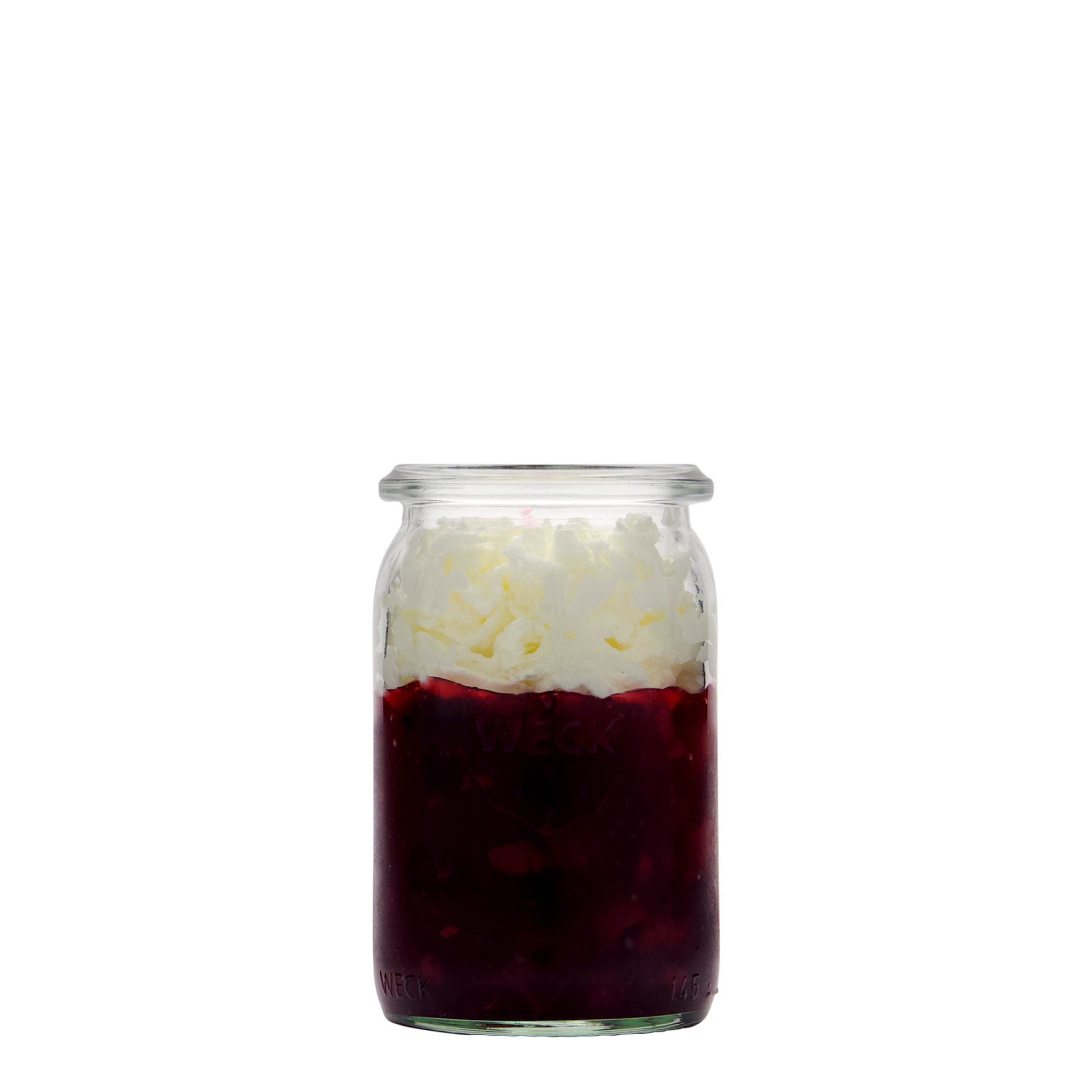 145 ml WECK válcová sklenice, hrdlo: kulatý okraj