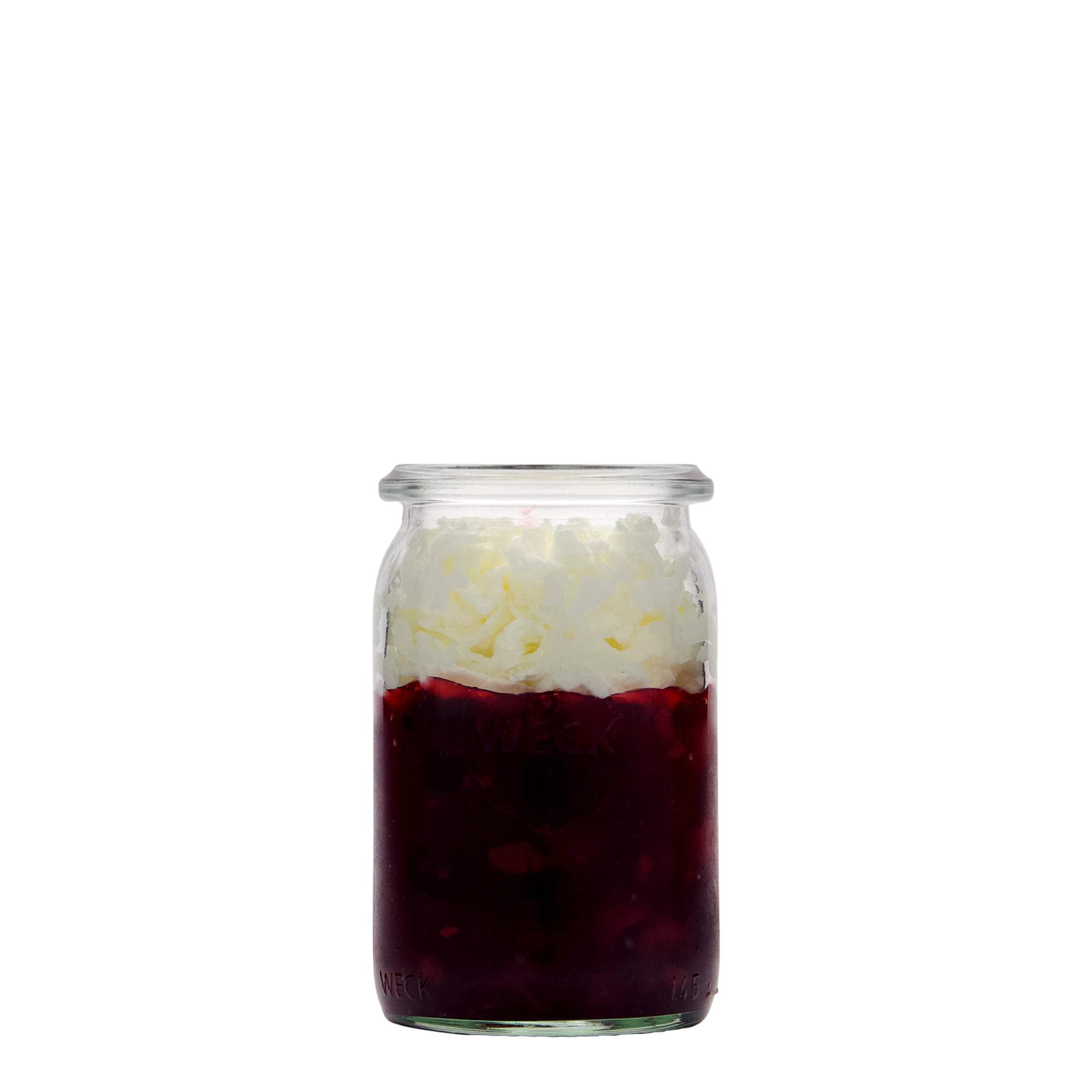 145 ml WECK válcová sklenice, hrdlo: kulatý okraj