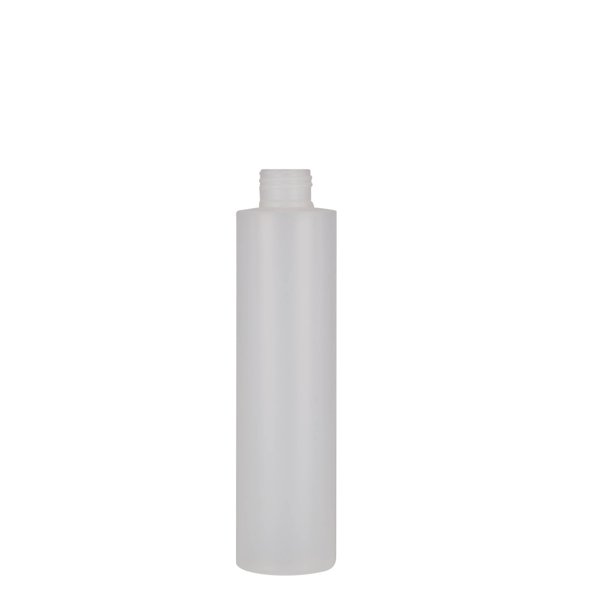 200 ml plastová lahvička 'Pipe', HDPE, přírodní, hrdlo: 24/410 200 ml plastová lahvička 'Pipe', HDPE, přírodní, hrdlo: 24/410