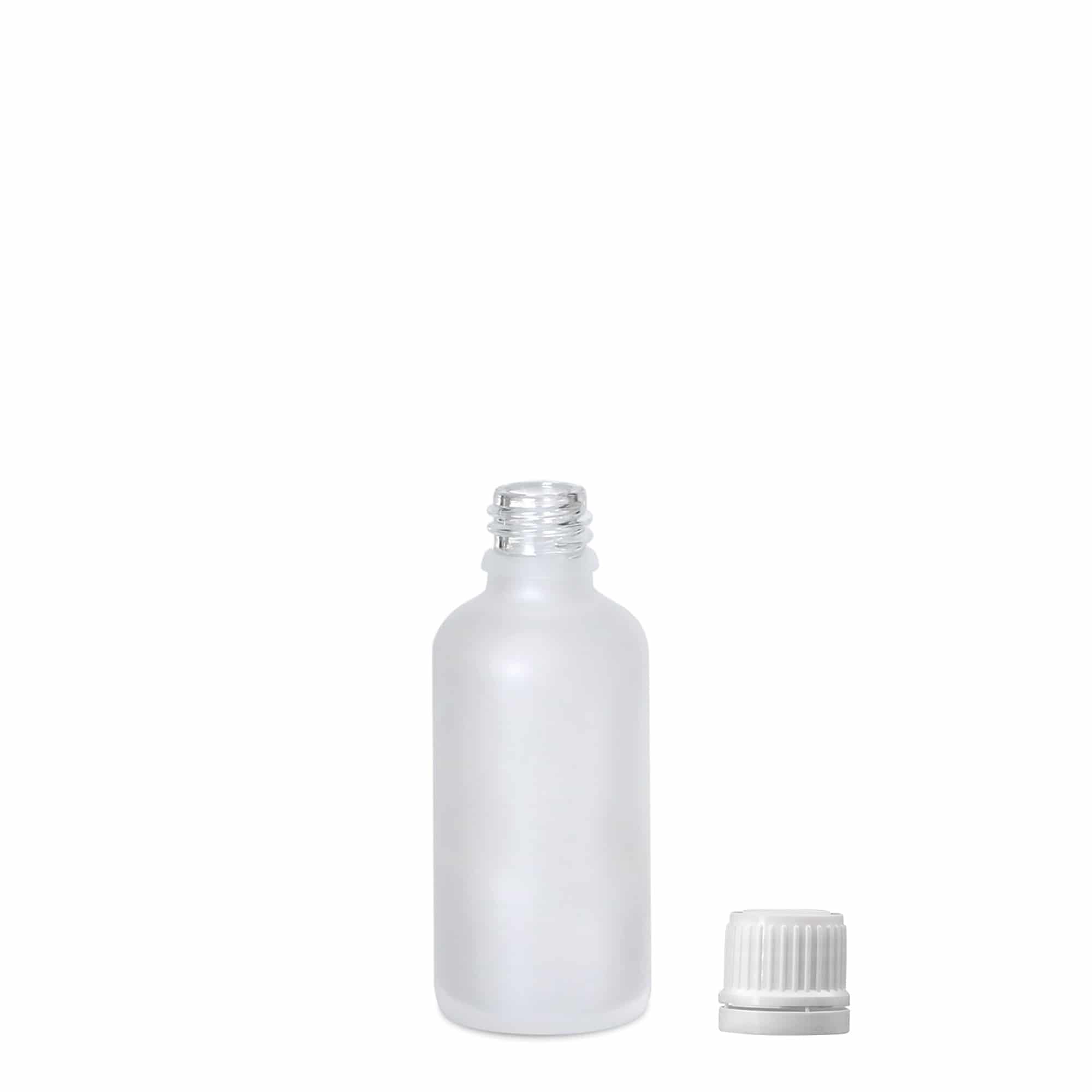 50 ml lékovka, sklo, matovaná, hrdlo: DIN 18