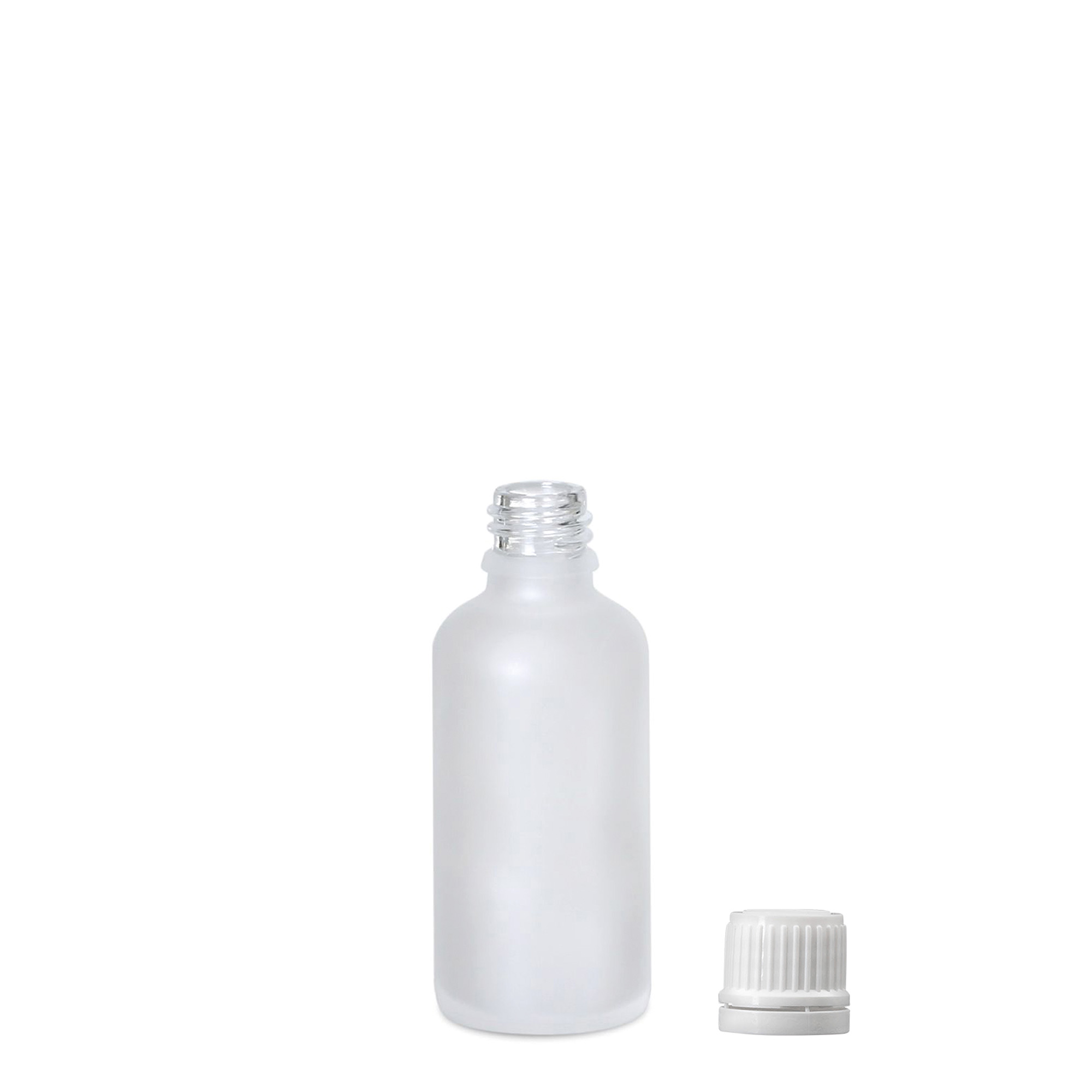 50 ml lékovka, sklo, matovaná, hrdlo: DIN 18 50 ml lékovka, sklo, matovaná, hrdlo: DIN 18