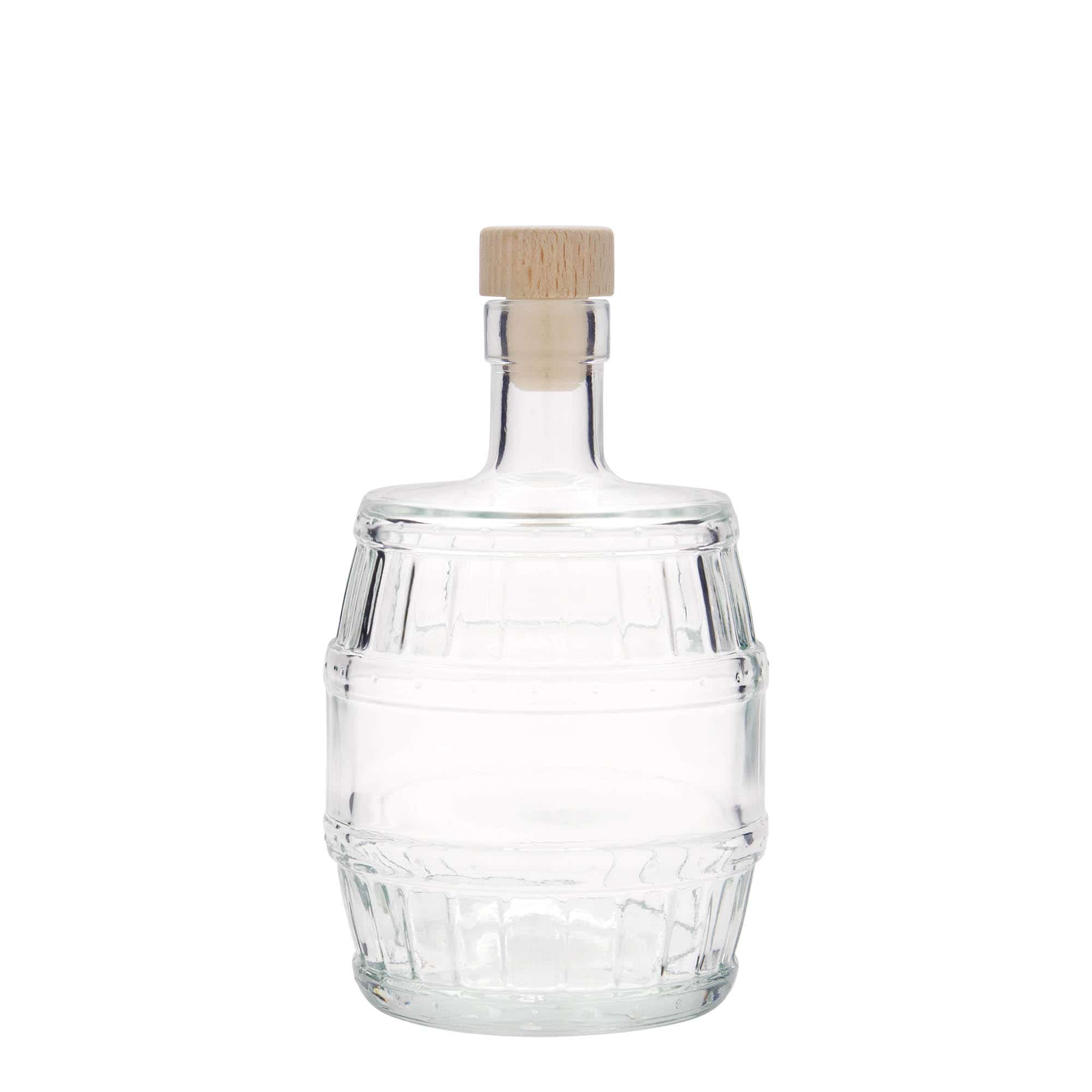 Skleněná lahev 500 ml 'Sud', uzávěr: korek