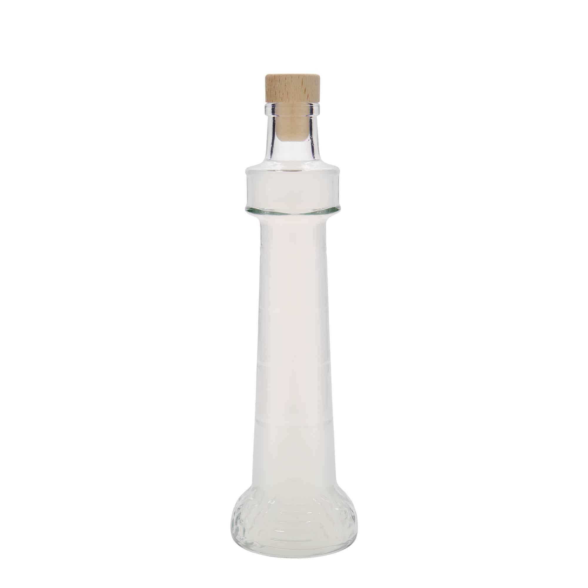 Skleněná lahev 200 ml 'Maják', uzávěr: korek