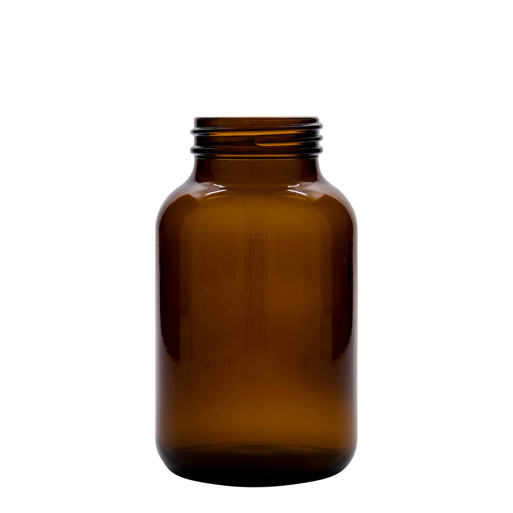 Sklenice s širokým hrdlem 1000 ml, hnědá, uzávěr: DIN 68 Sklenice s širokým hrdlem 1000 ml, hnědá, uzávěr: DIN 68