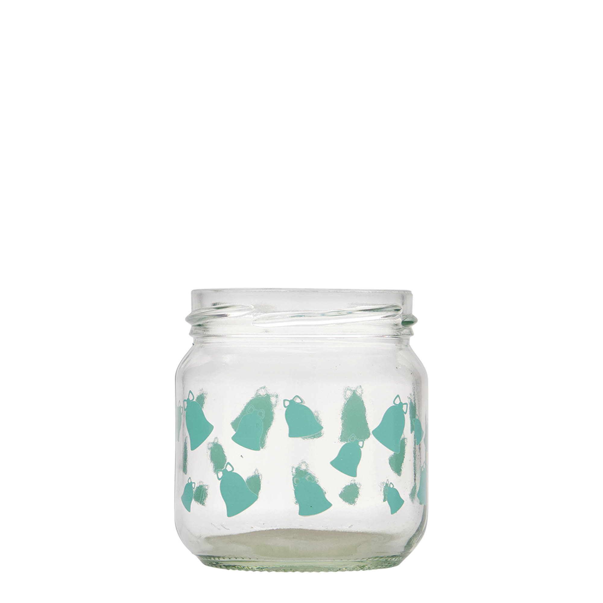 212 ml kulaté sklenice, motiv: zvoneček, okraj: Twist-Off (TO 66) 212 ml kulaté sklenice, motiv: zvoneček, okraj: Twist-Off (TO 66)