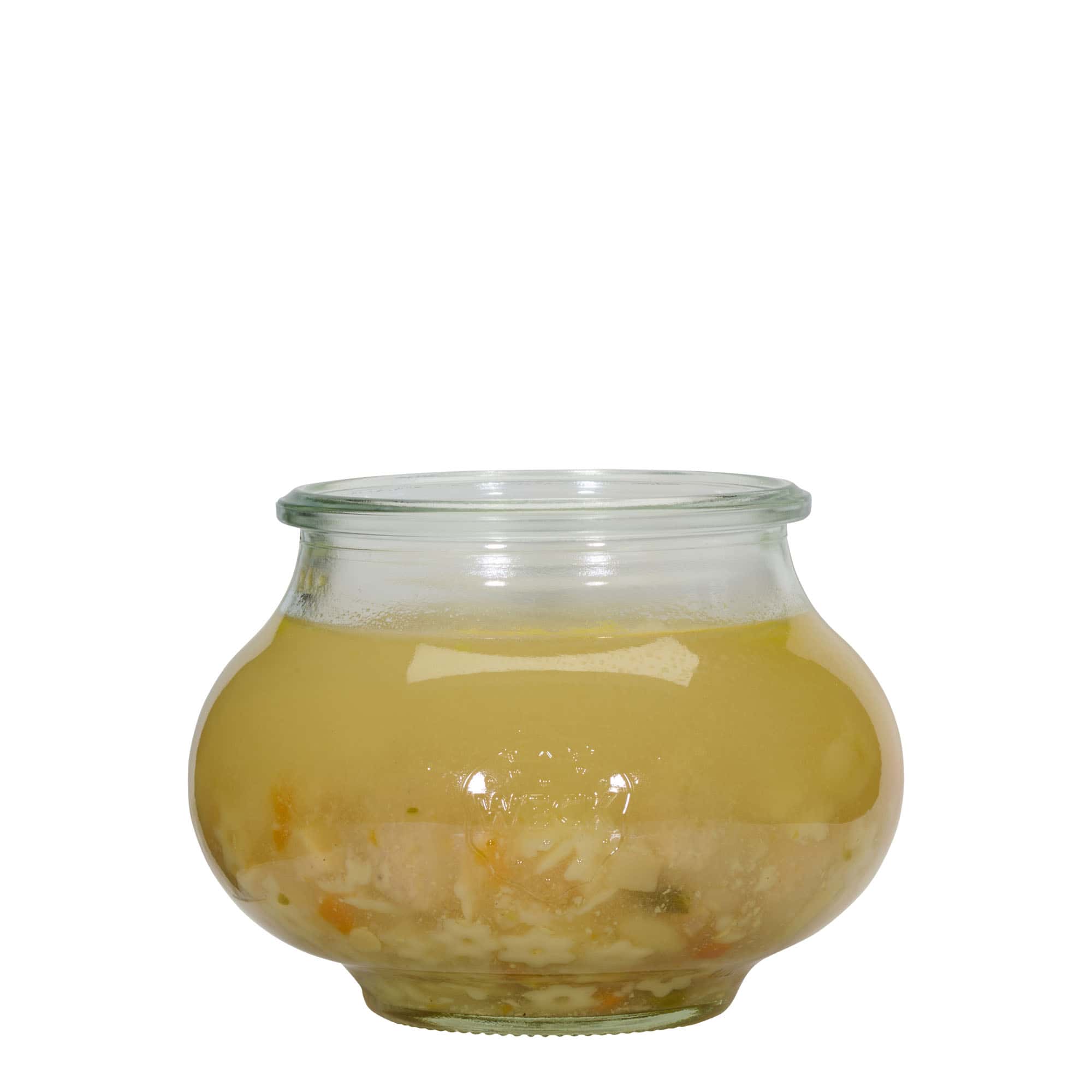 Ozdobná sklenice WECK 560 ml, uzávěr: kulatý okraj