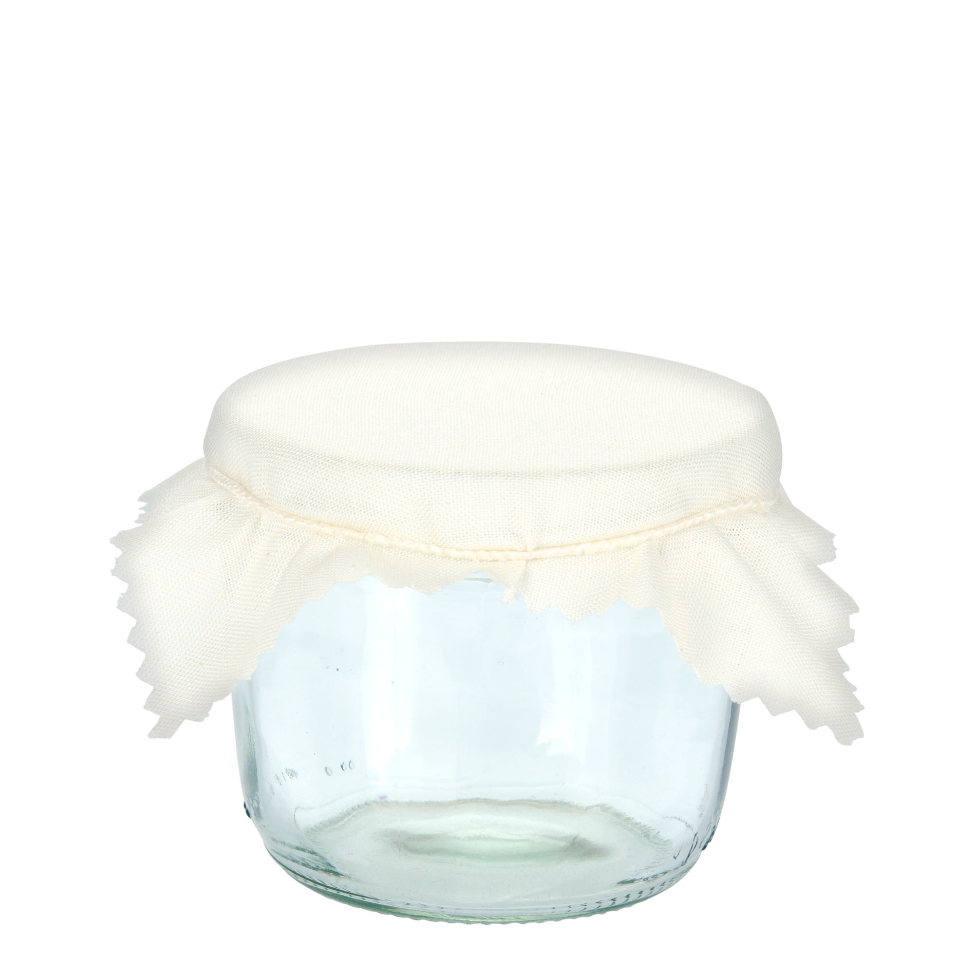 Látkový ubrousek 12x12, čtvercový, textilní, přírodní, hrdlo: TO38-TO53