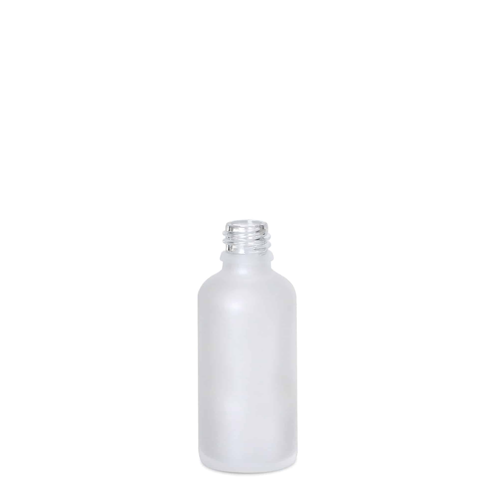 50 ml lékovka, sklo, matovaná, hrdlo: DIN 18