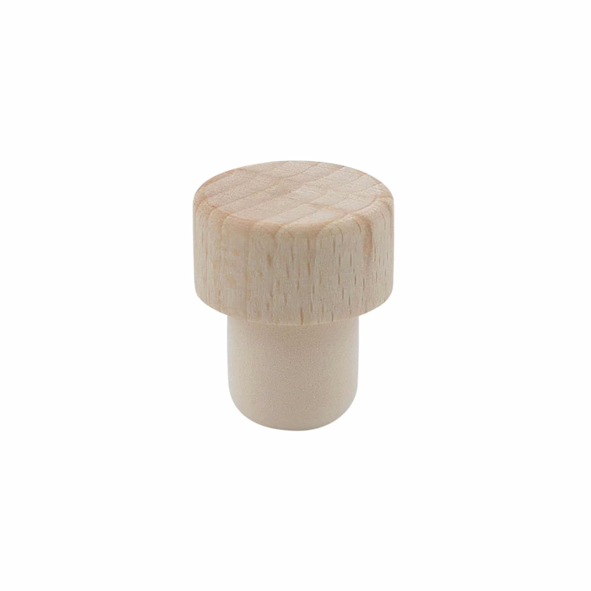 Korek s úchytem 19 mm, dřevo, pro uzávěr: korek Korek s úchytem 19 mm, dřevo, pro uzávěr: korek