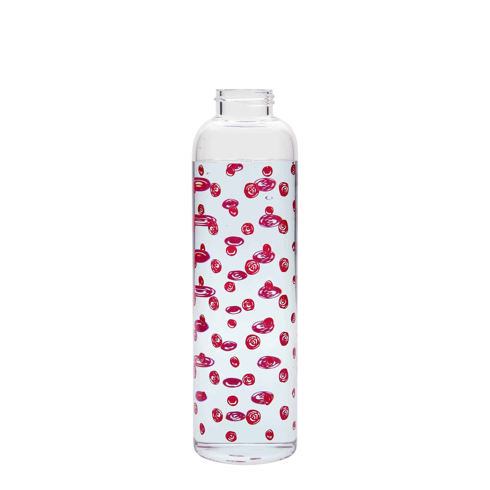 Lahev na pití 500 ml 'Perseus', motiv: červené puntíky, uzávěr: šroubovací uzávěr