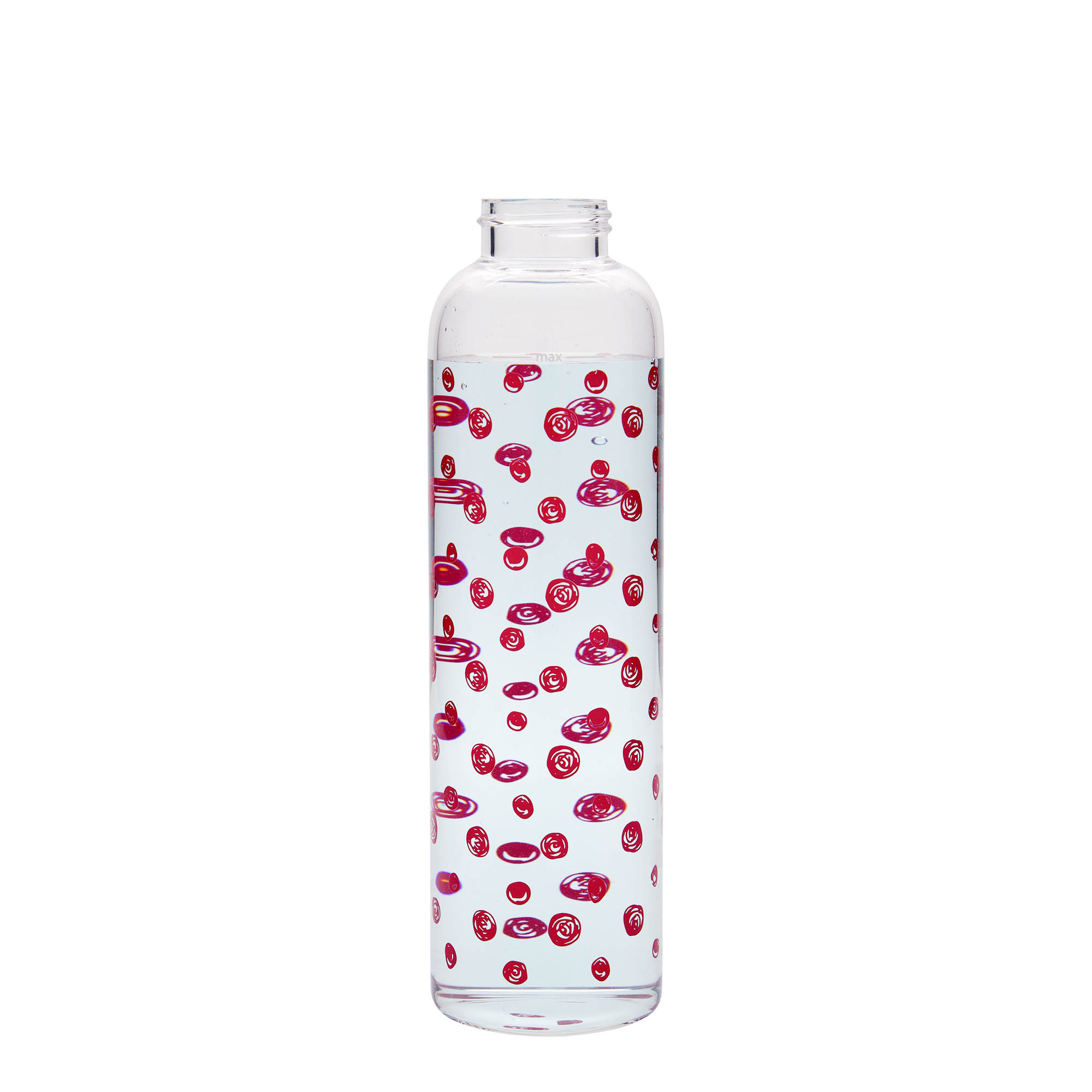 500 ml lahev na pití 'Perseus - Červené tečky', hrdlo: šroubovací uzávěr