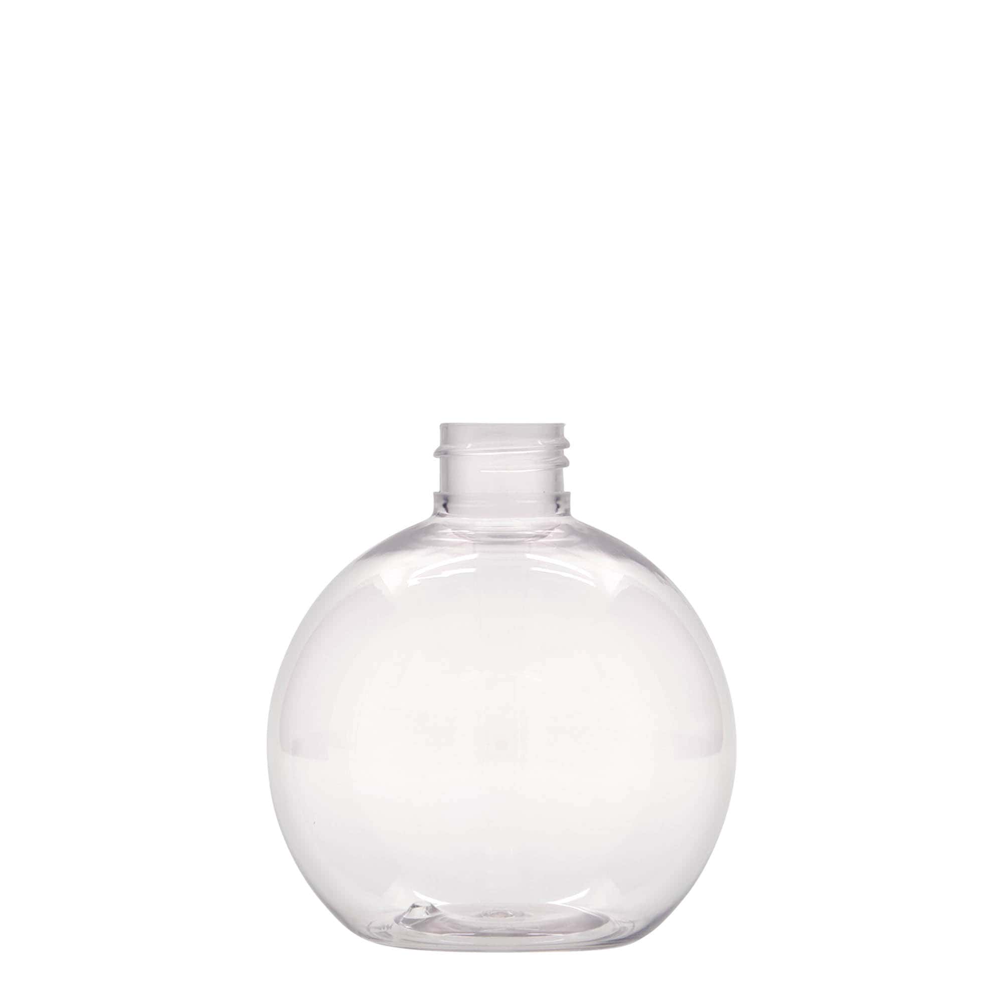 250 ml PET láhev 'Perry', kulatá, plast, hrdlo: 24/410