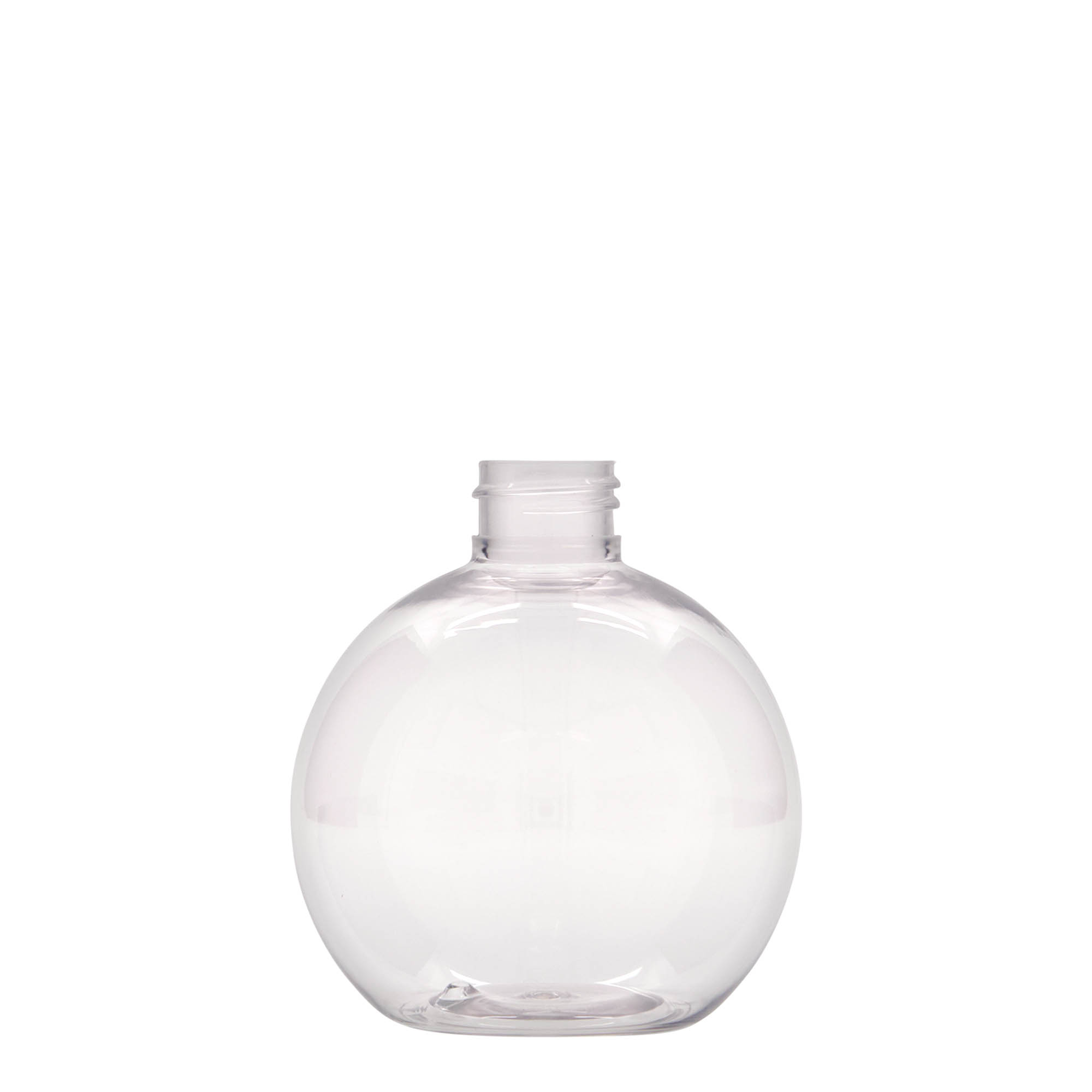 250 ml PET láhev „Perry“, kulatá, plast, hrdlo: 24/410