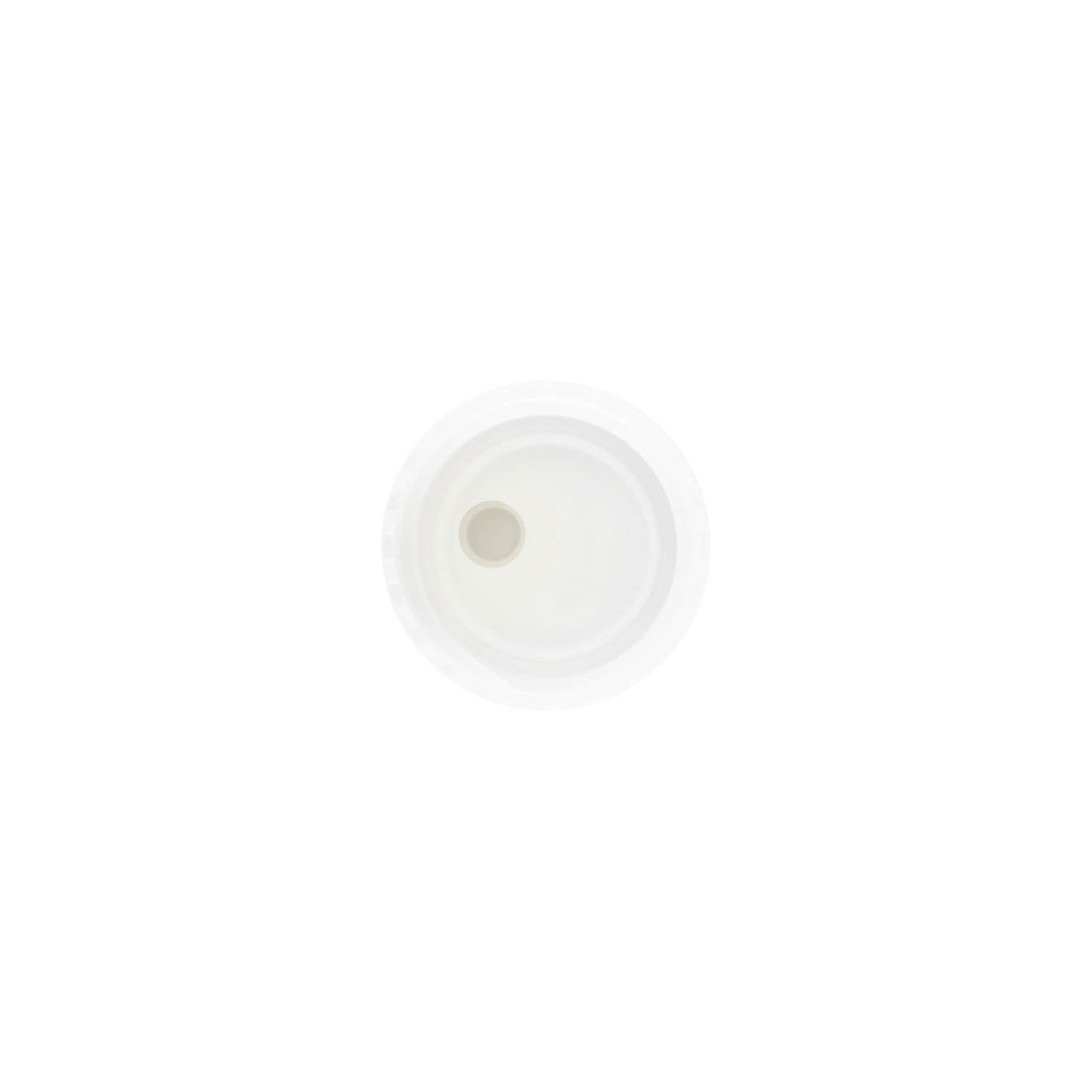 Šroubovací uzávěr Disc Top, plast PP, bílý, pro ústí: 24/410