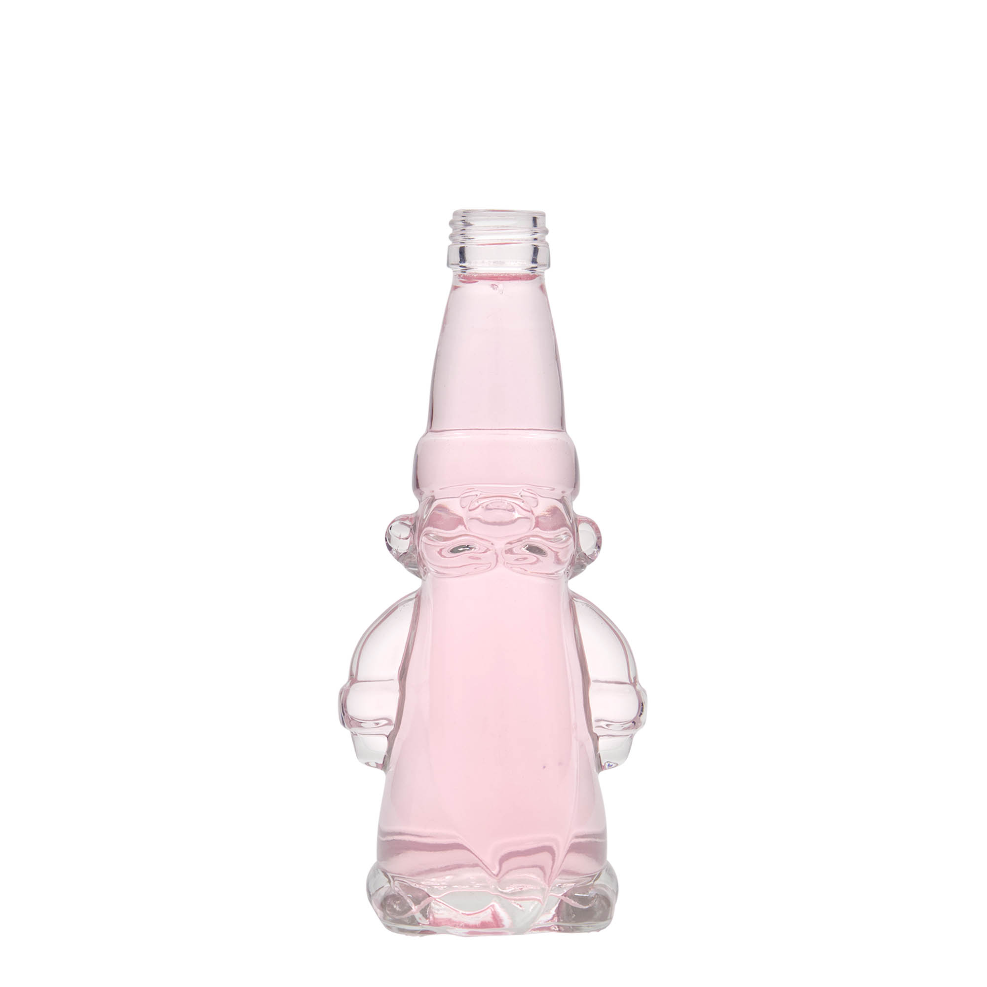 200 ml skleněná láhev 'Vánoční skřítek', hrdlo: PP 28