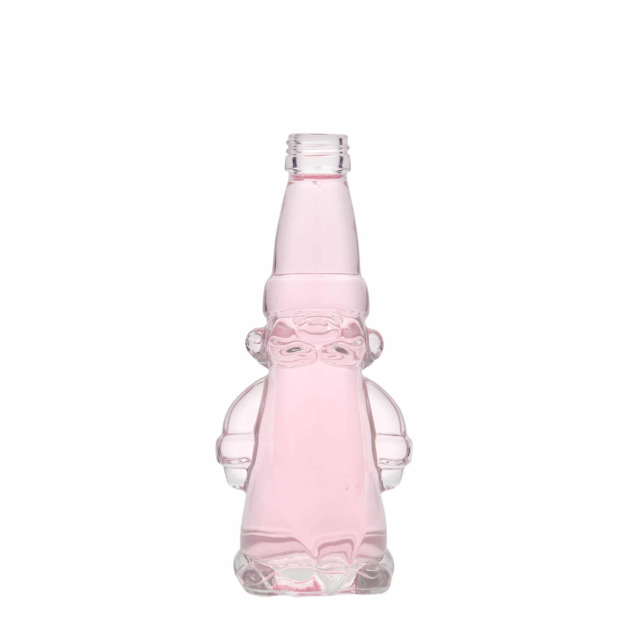 200 ml skleněná láhev 'Vánoční skřítek', hrdlo: PP 28