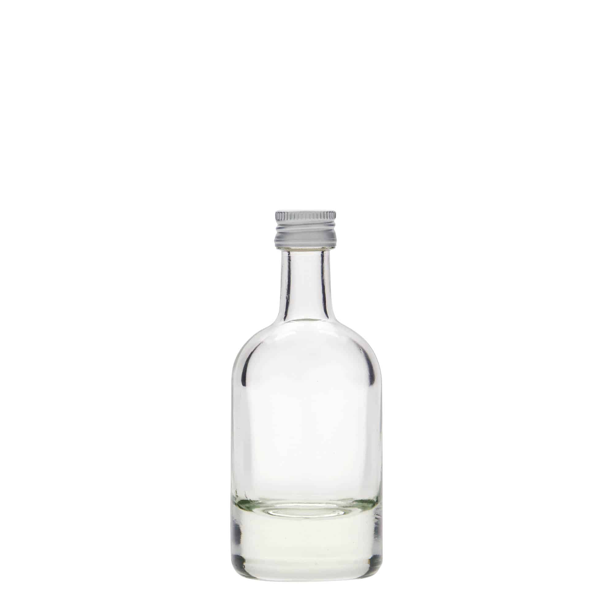 Skleněná lahev 50 ml 'Linea Uno', uzávěr: PP 18