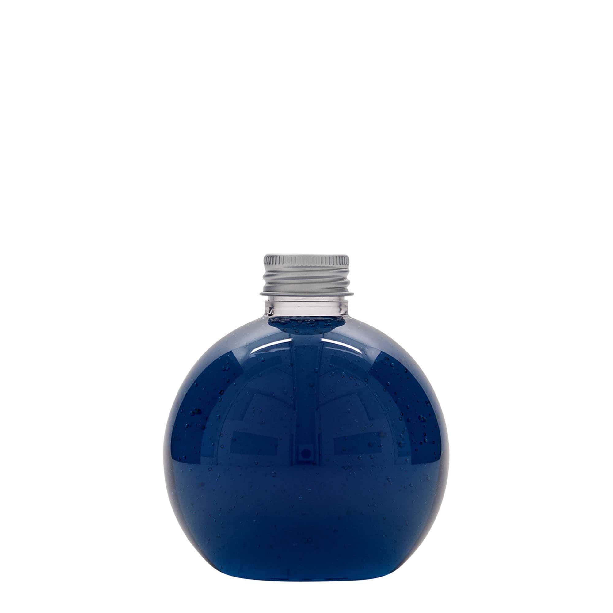 250 ml PET láhev „Perry“, kulatá, plast, hrdlo: 24/410