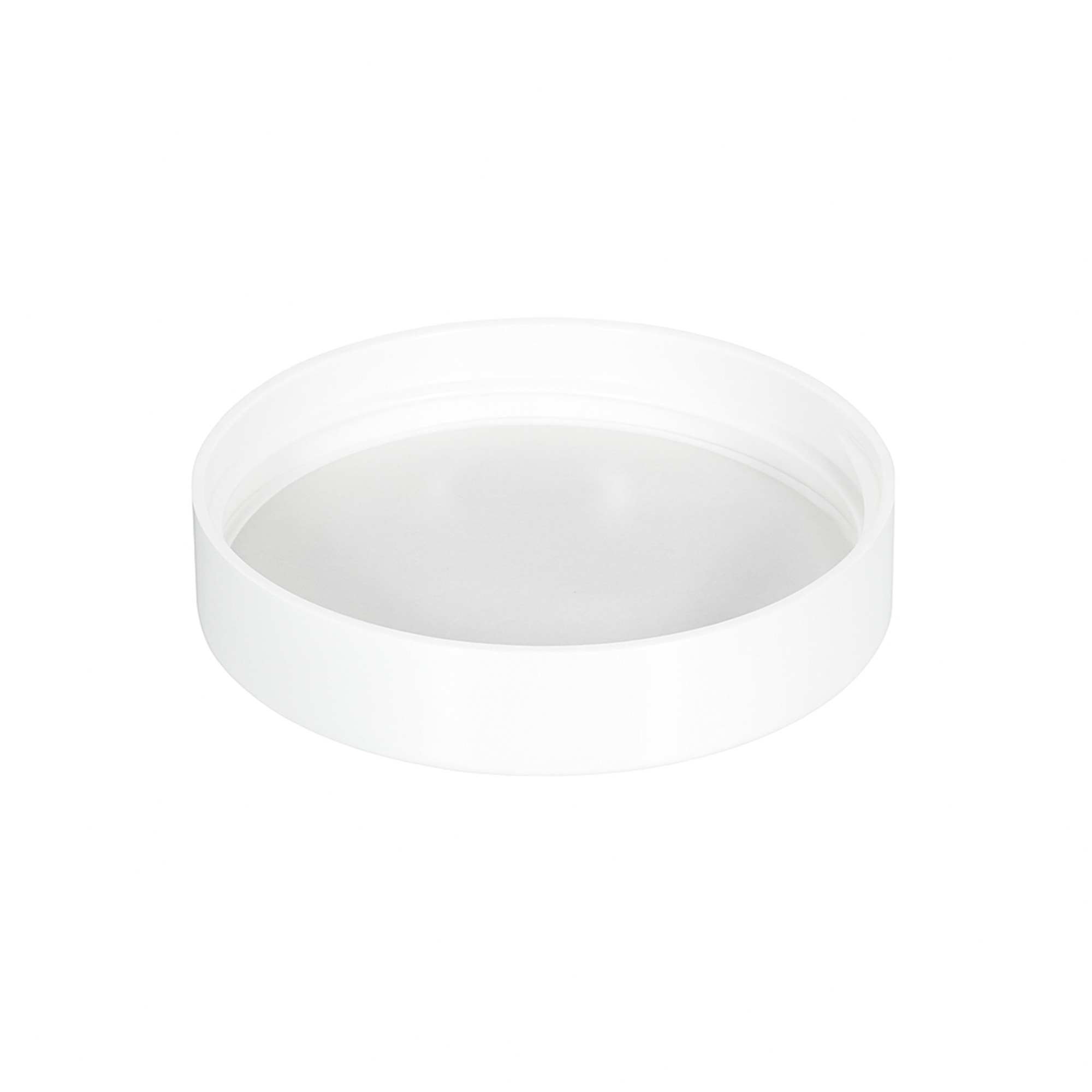Šroubovací uzávěr pro 120 ml „Brown Line“, plast HPM, bílý