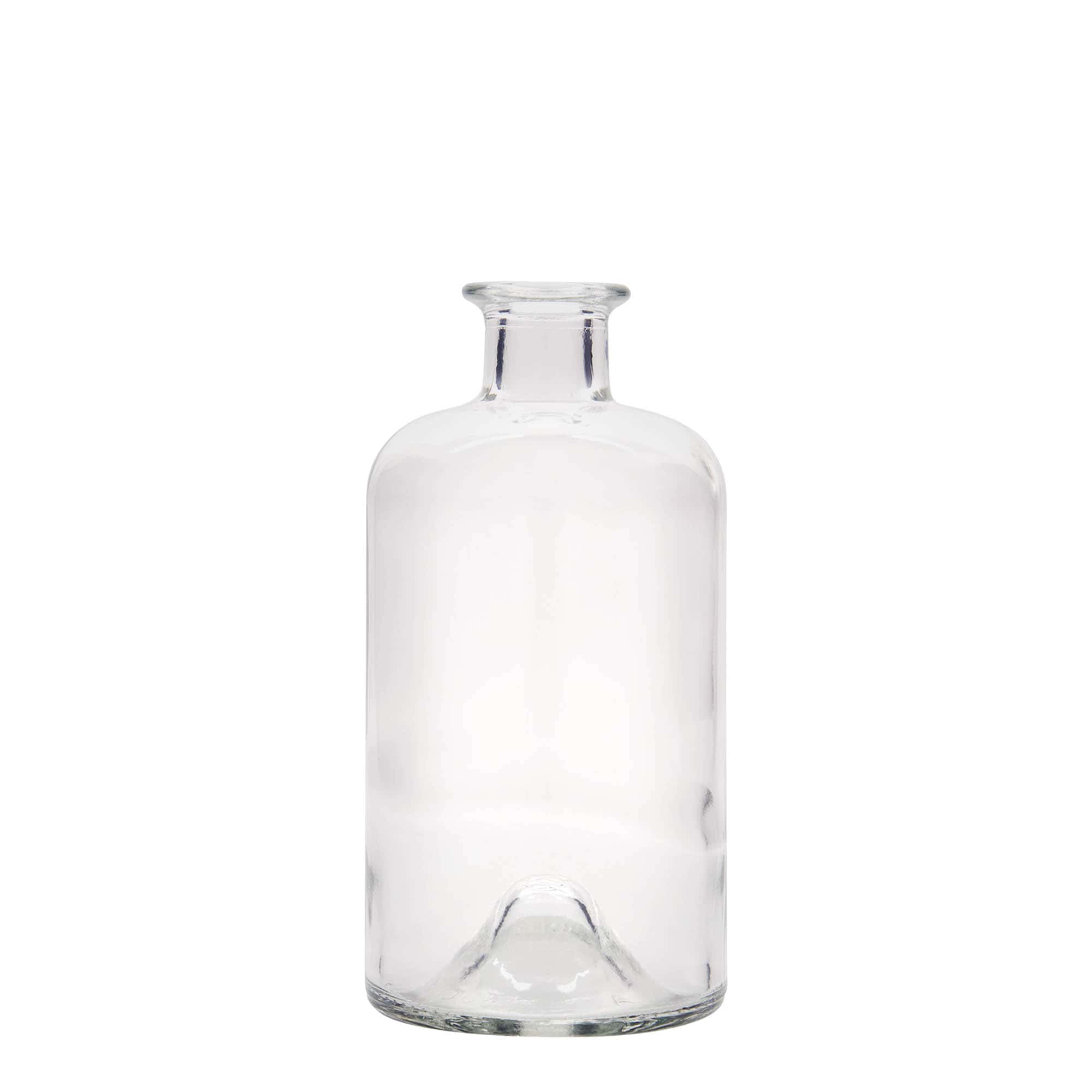 Skleněná lahev 500 ml lékárenská 'Doktor', uzávěr: korek