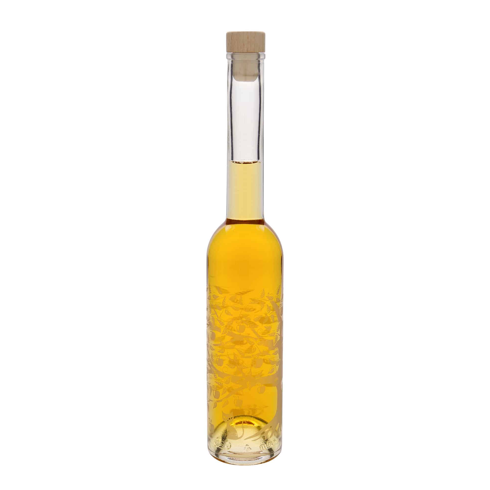 350 ml skleněná láhev 'Opera', motiv: Jabloň, hrdlo: korek