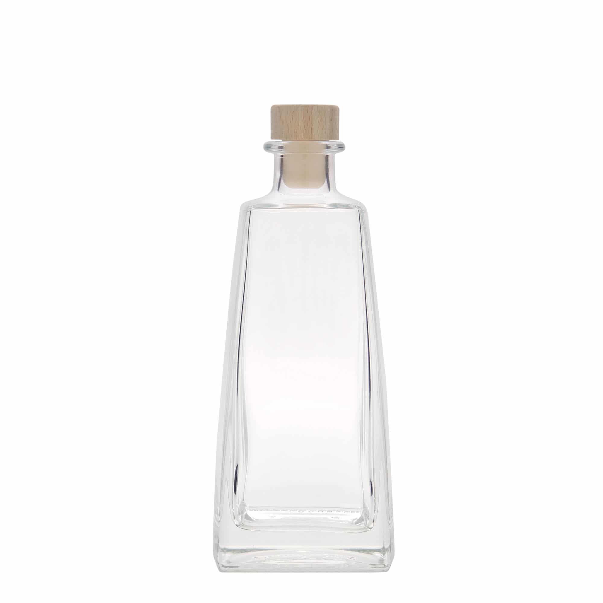 Skleněná lahev 350 ml 'Timmy', hranatá, uzávěr: korek