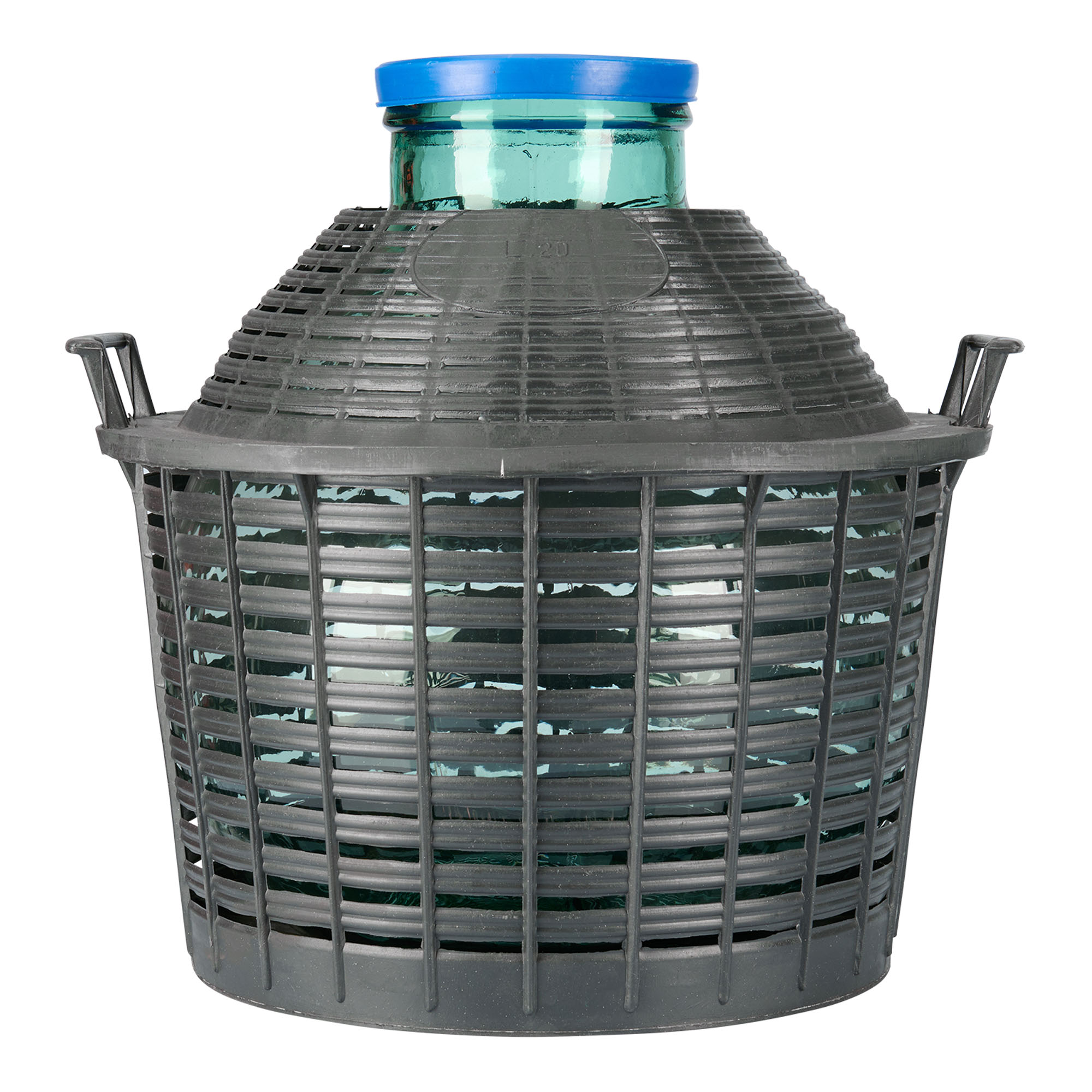 20 l balónová láhev široký hrdlem, sklo, otvor: nasazovací víčko