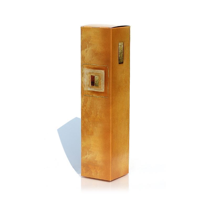 Dárková krabice 'Impuls', obdélníková, lepenka, hlína Dárková krabice 'Impuls', obdélníková, lepenka, hlína