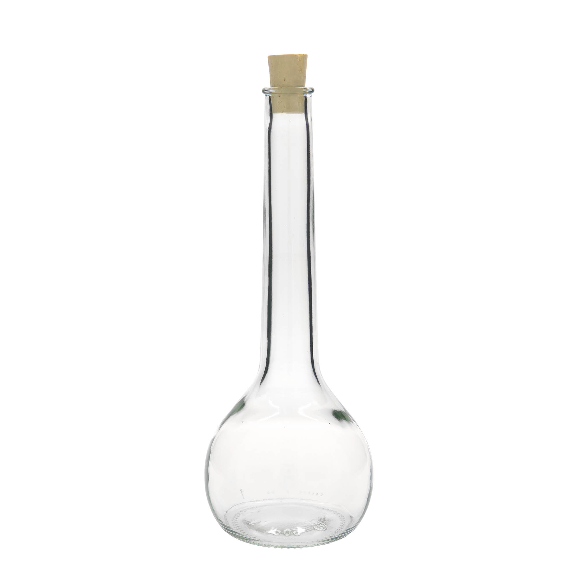 500 ml skleněná láhev „Tulipano“, hrdlo: korek