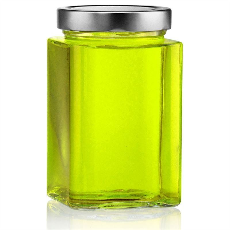 720 ml čtvercová sklenice „Ikarus“, hrdlo: Deep-Twist-off (DTO 82)