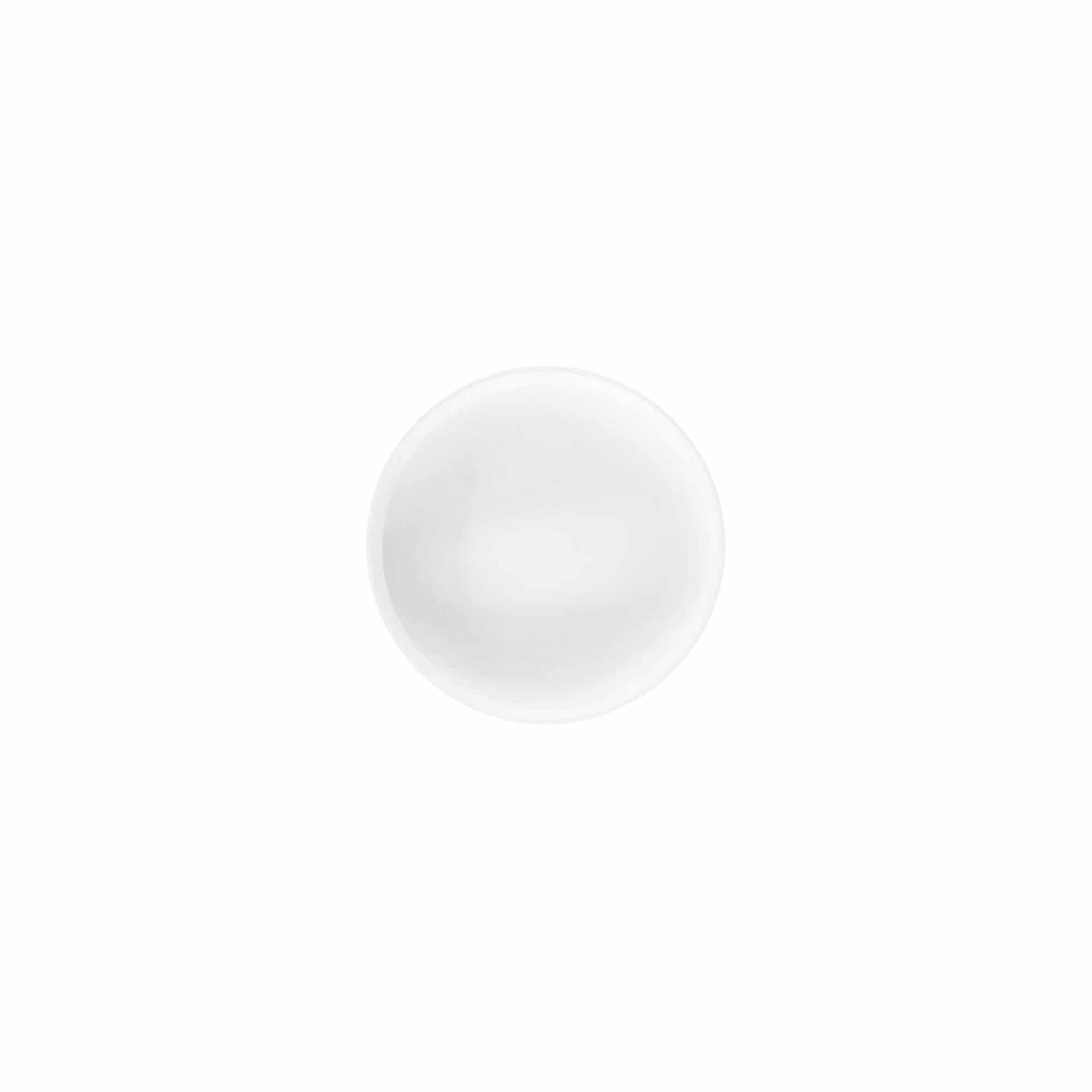 Šroubovací uzávěr 'White Line' 6ml, plast PP, bílý