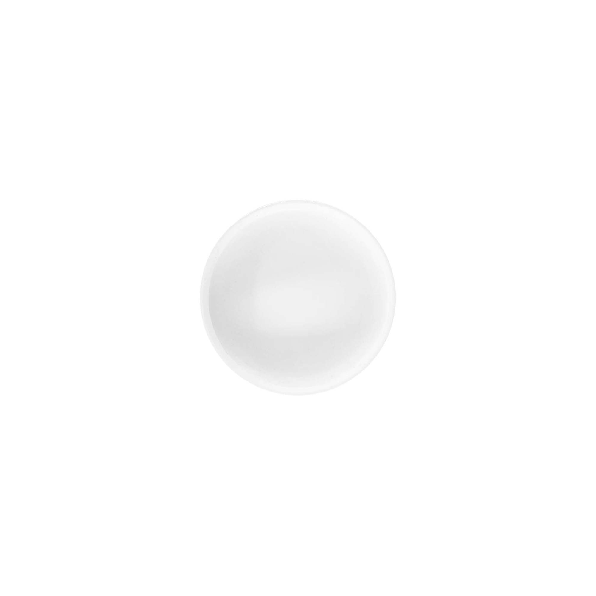 Uzávěr na šroubování „White Line“ 6ml, plast PP, bílý